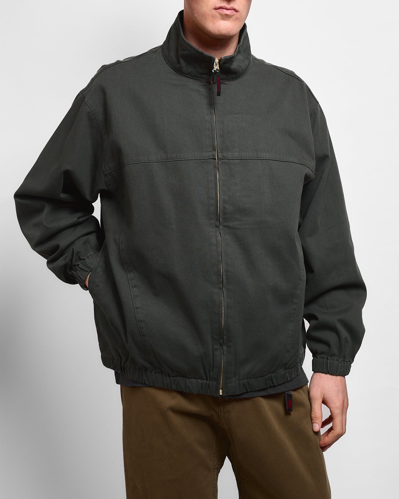 Twill-Around Jacket in Smokey Grey