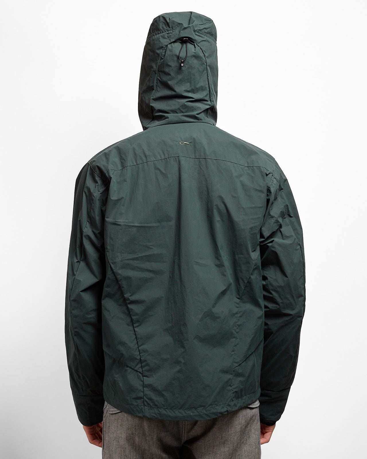 Gasket Hooded Jacket in Evergeen