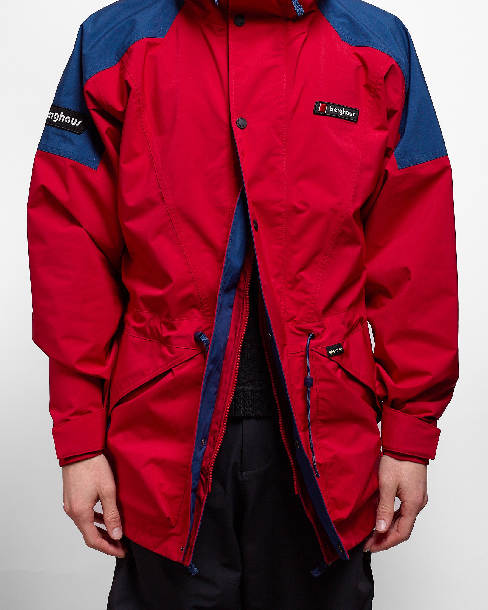Meru Mountain Gore-Tex Jacket in Red/Blue ~ Windthrow
