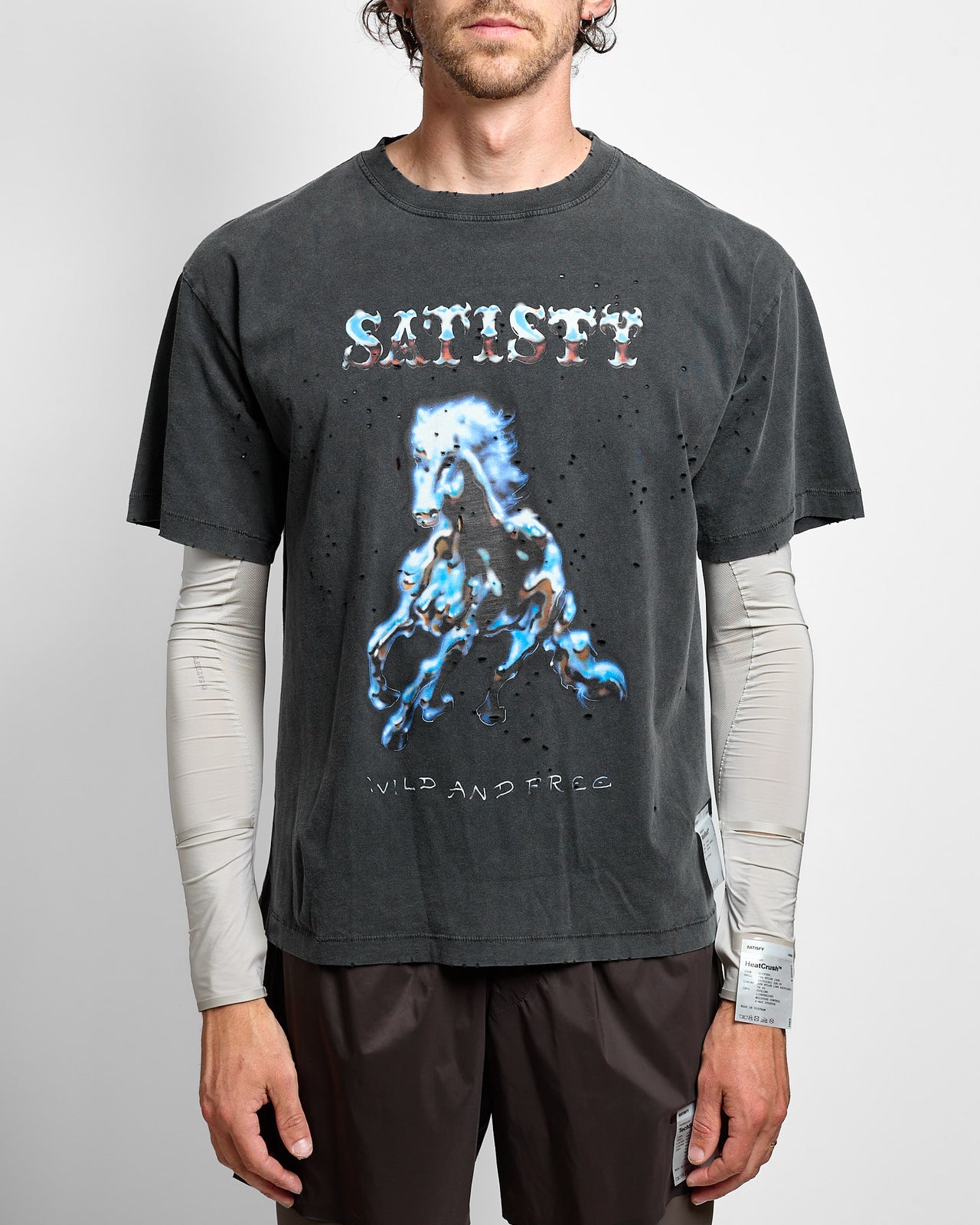 MothTech™ T-Shirt in Aged Black