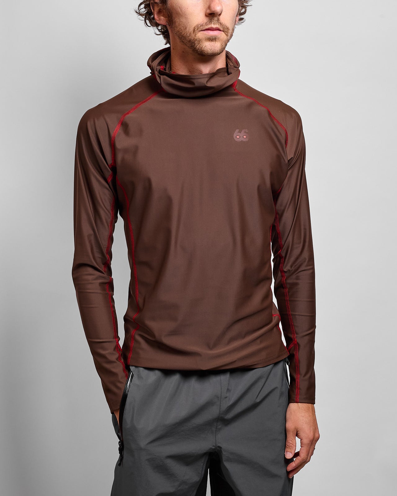 DV + 66N Running Balaclava Top in Chestnut