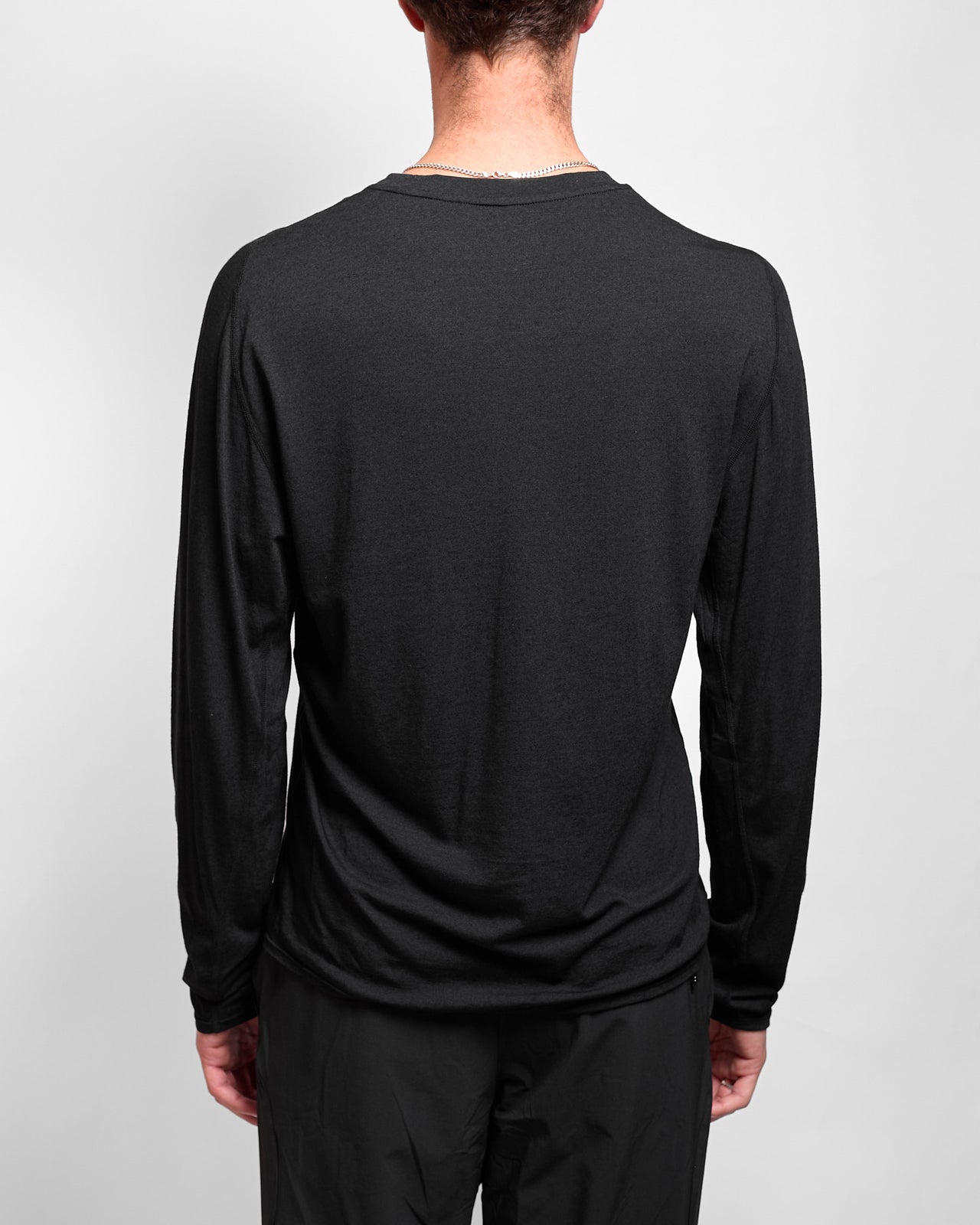 Drift Merino LS T in Black Beauty