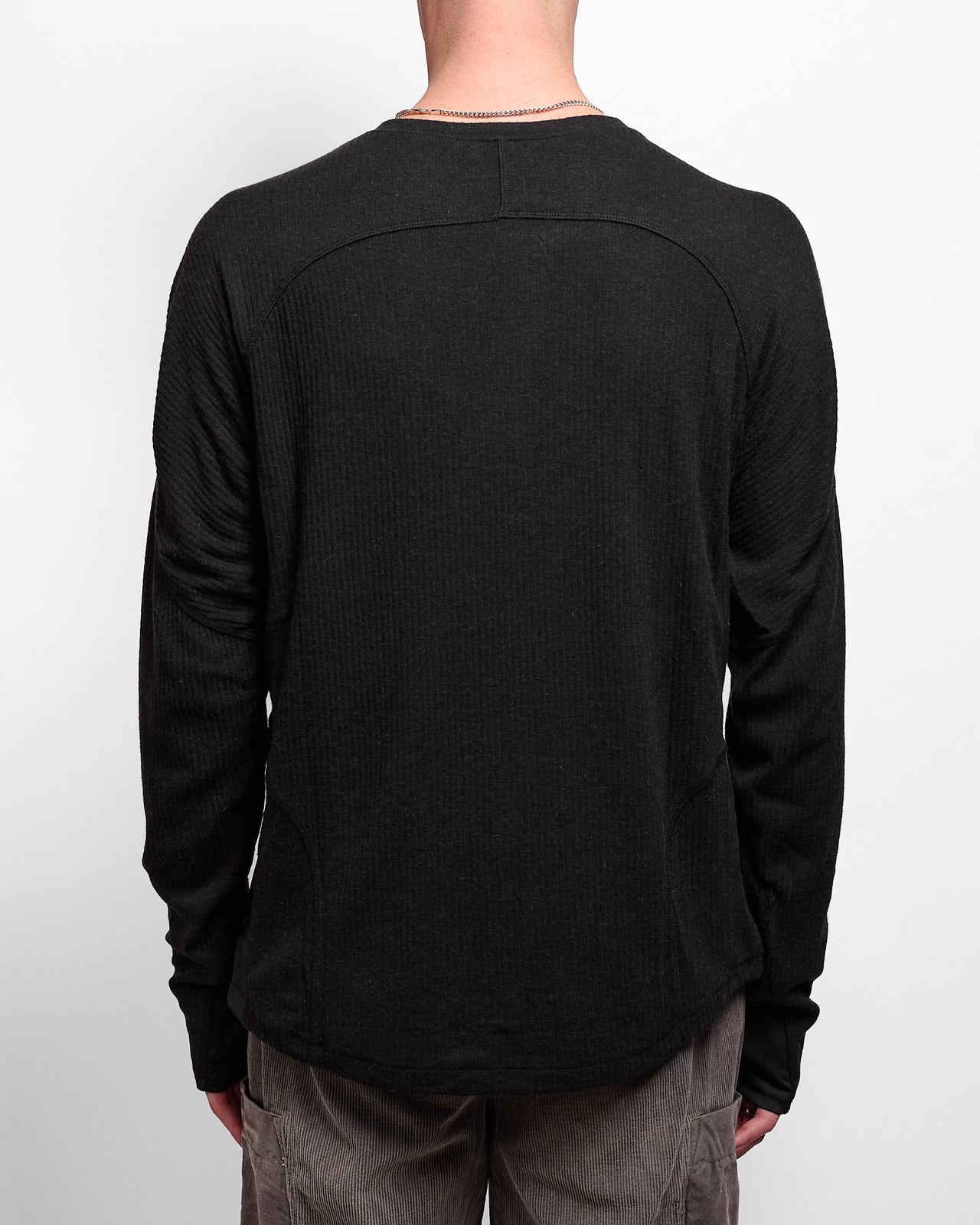 Ribbed Long Sleeve in Black