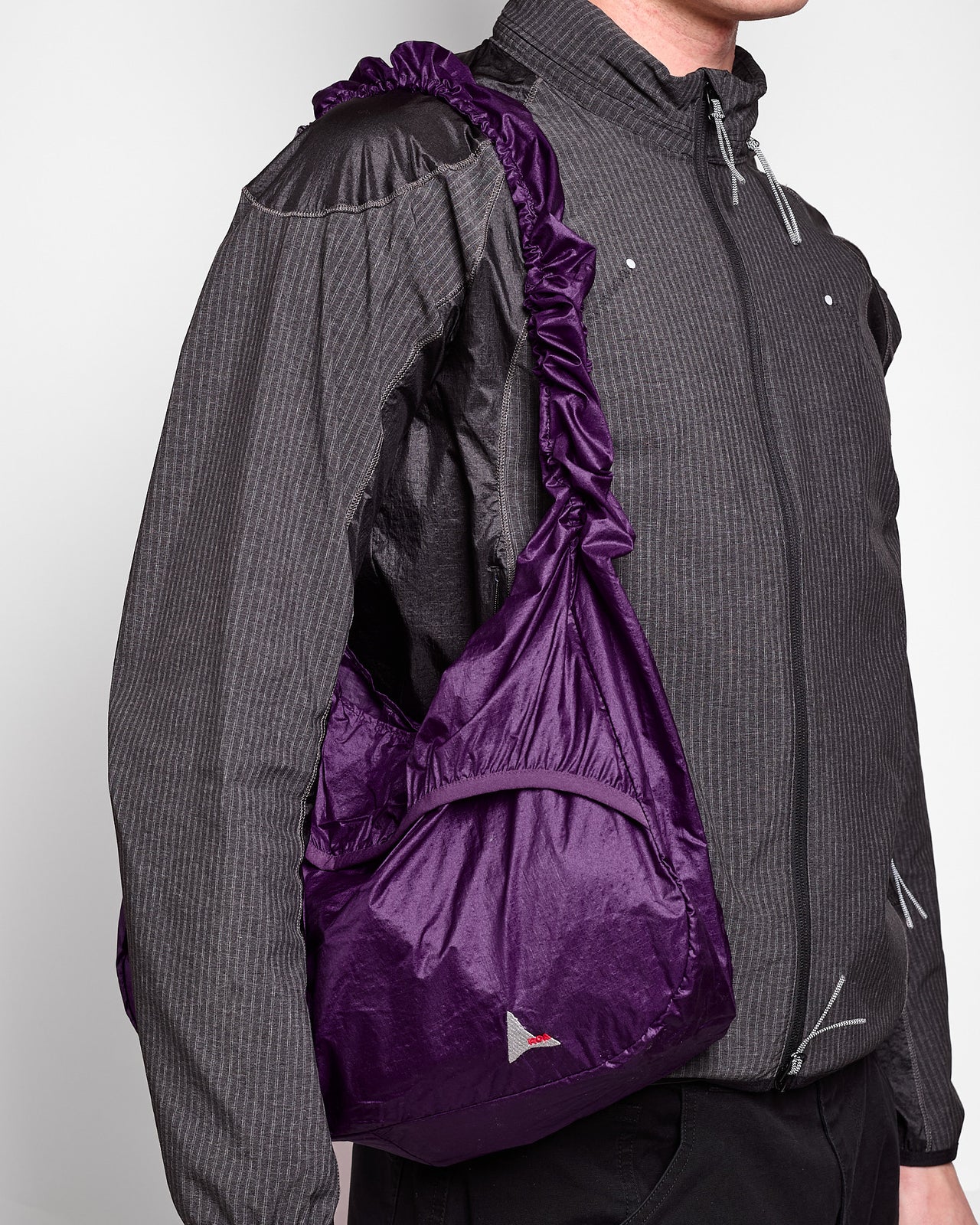 LAKI Packable Knot Bag in Purple