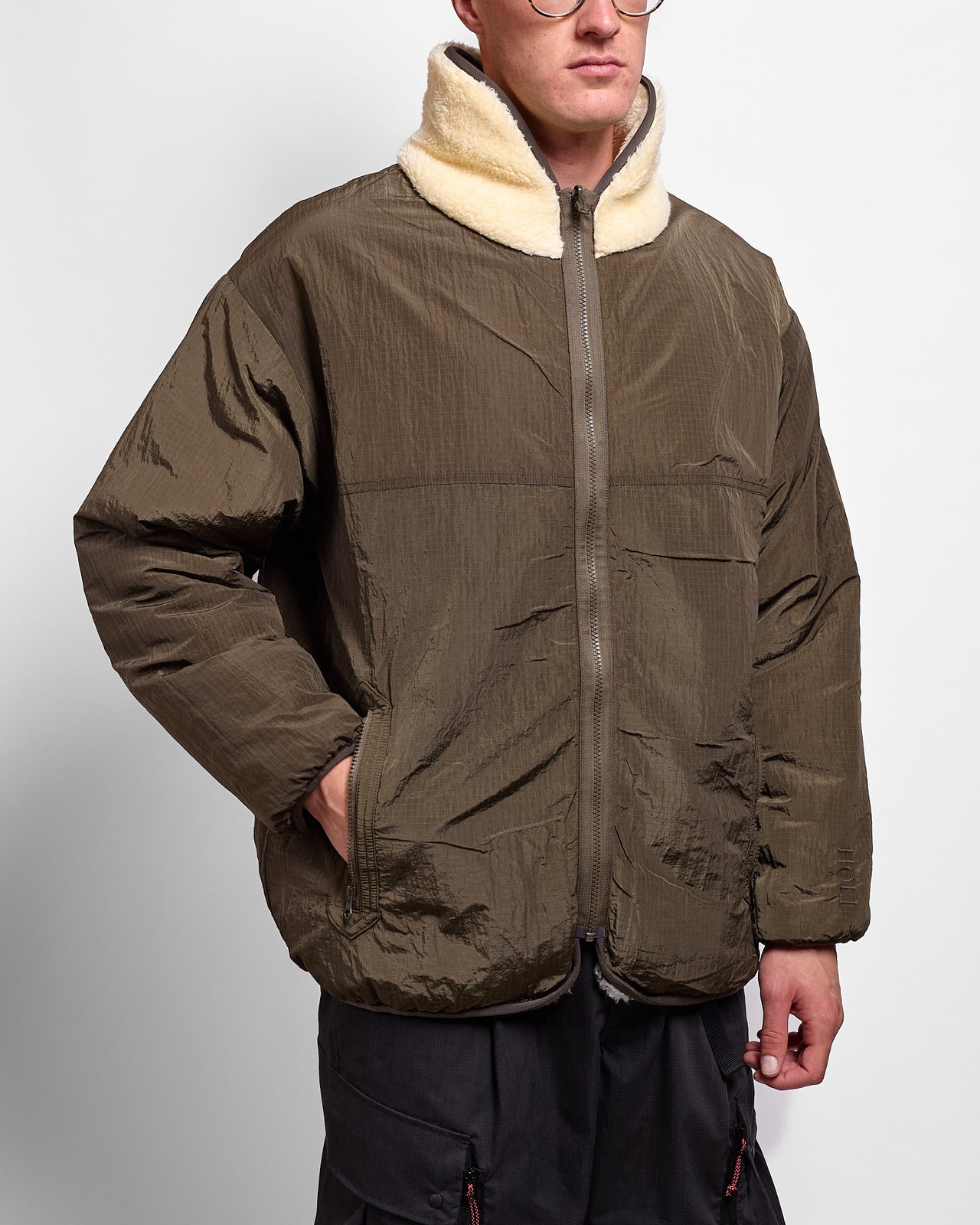 Fairly Fleece Jacket in Off White