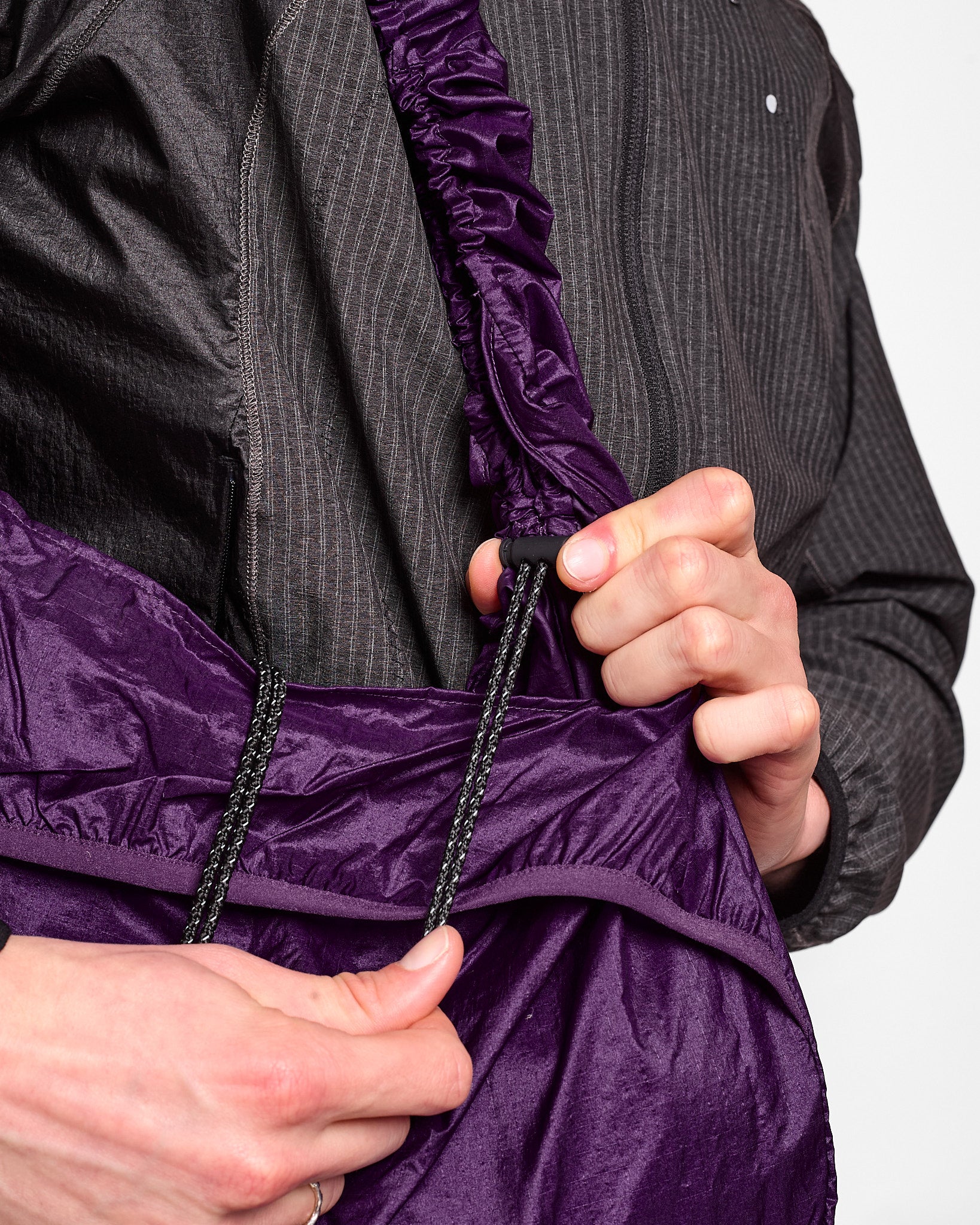 LAKI Packable Knot Bag in Purple ~ Windthrow
