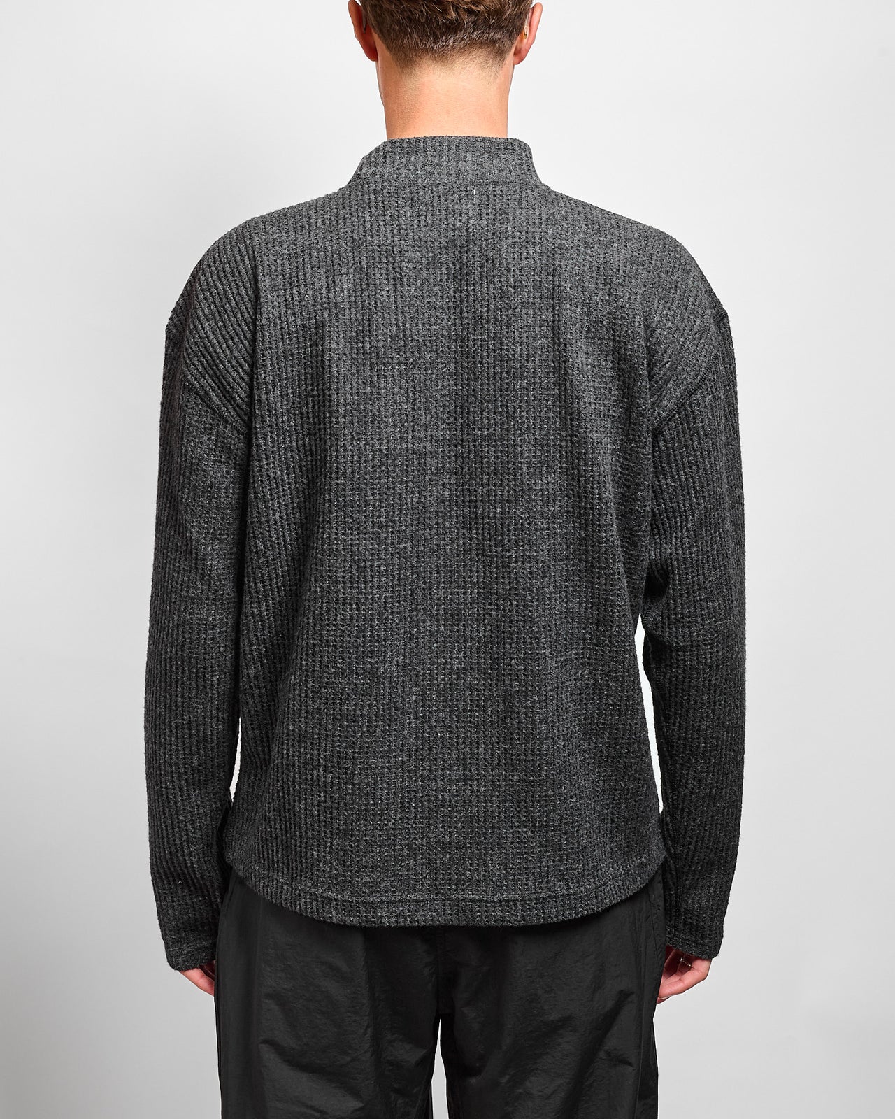 MS-122PA ESCEP Mockneck L/S in Ash