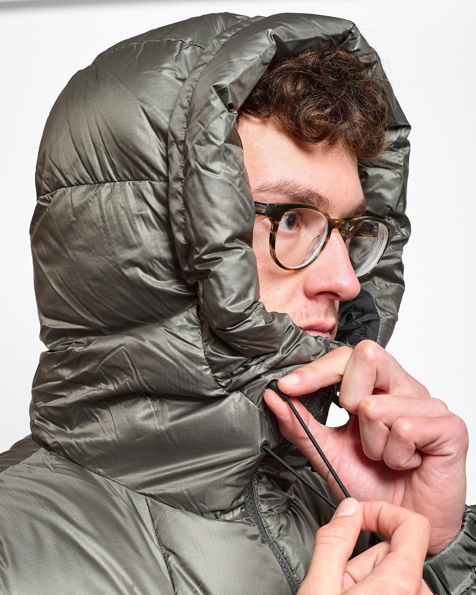 PERTEX QUANTUM® Down Parka in Gunmetal ~ Windthrow