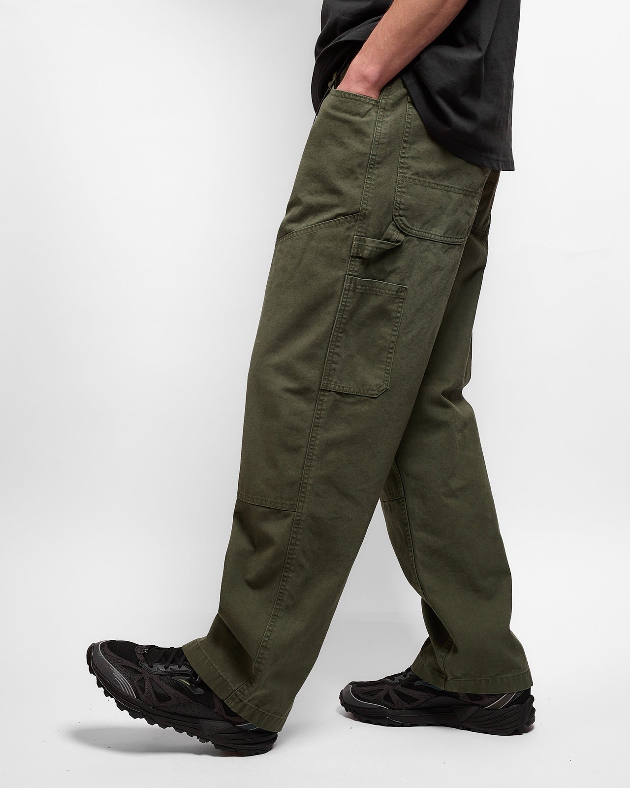 Taos Canvas Pant in Moss