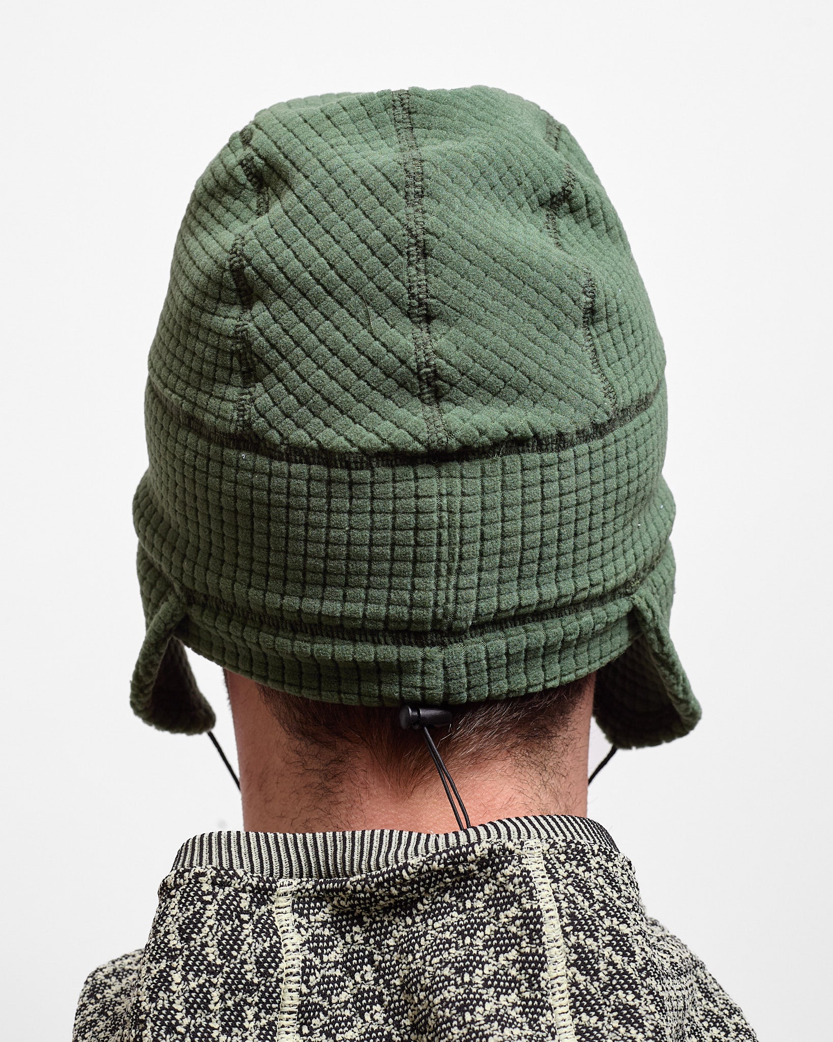 Lahmacun Grid Hat in Lichen Green ~ Windthrow