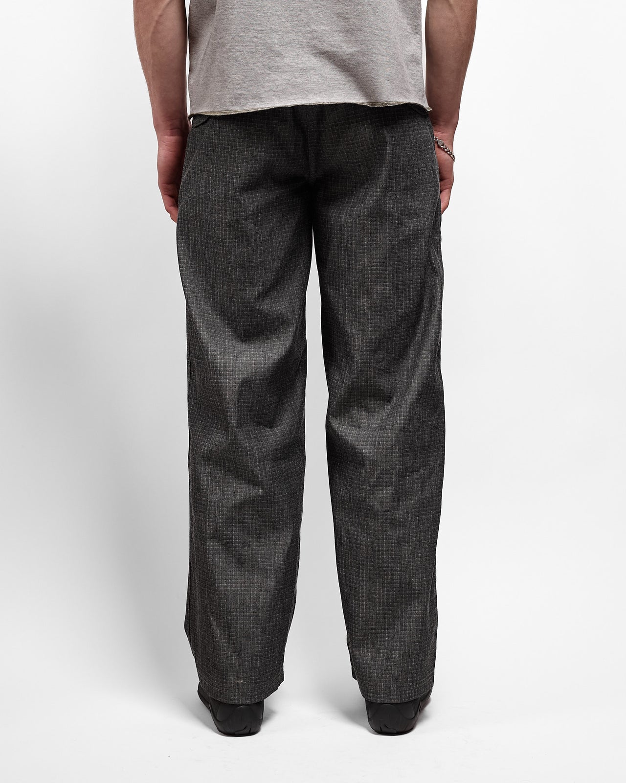 Coin Loop Pant in Grid Denim