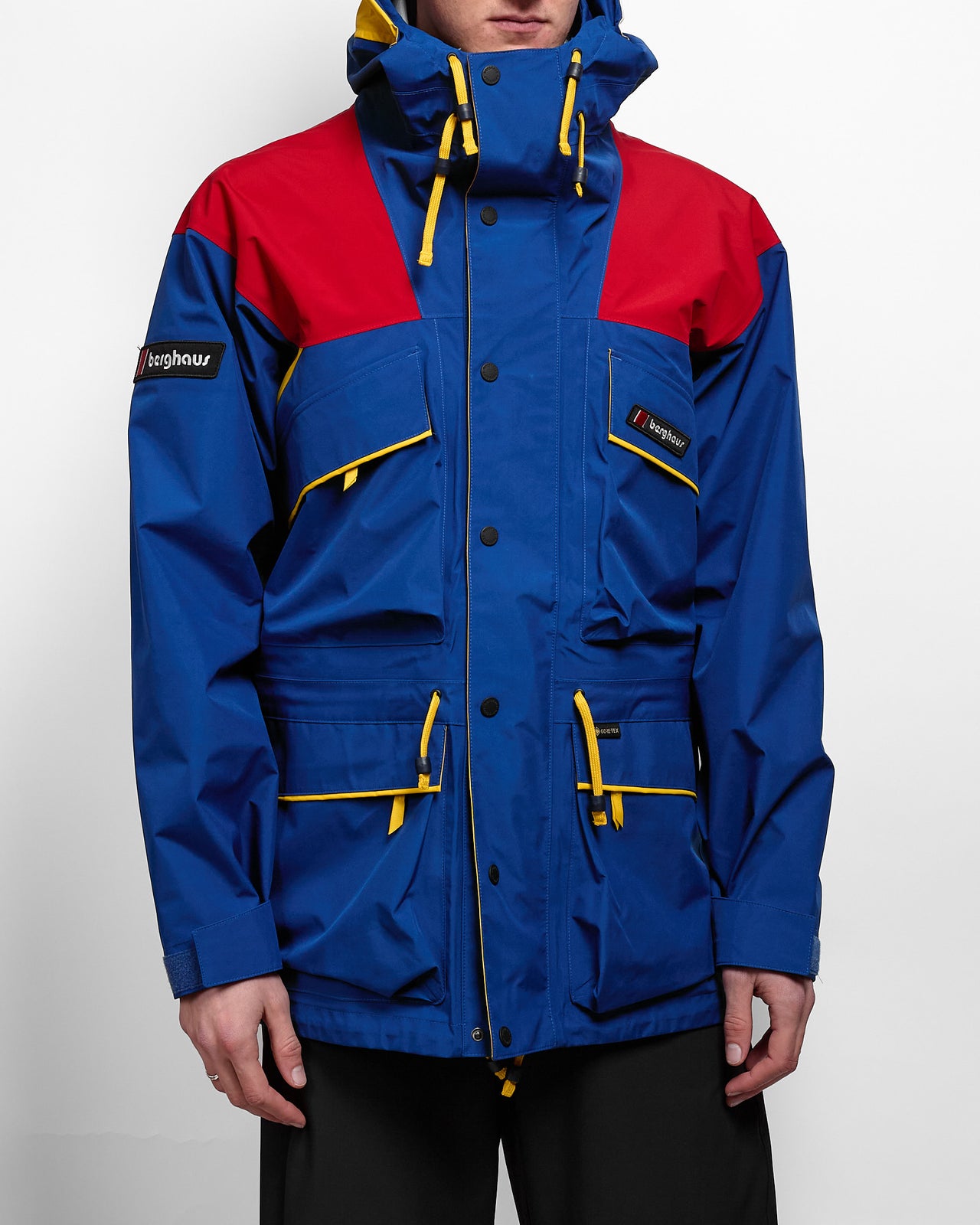 Trango Gore-Tex Waterproof Jacket in Blue/Red