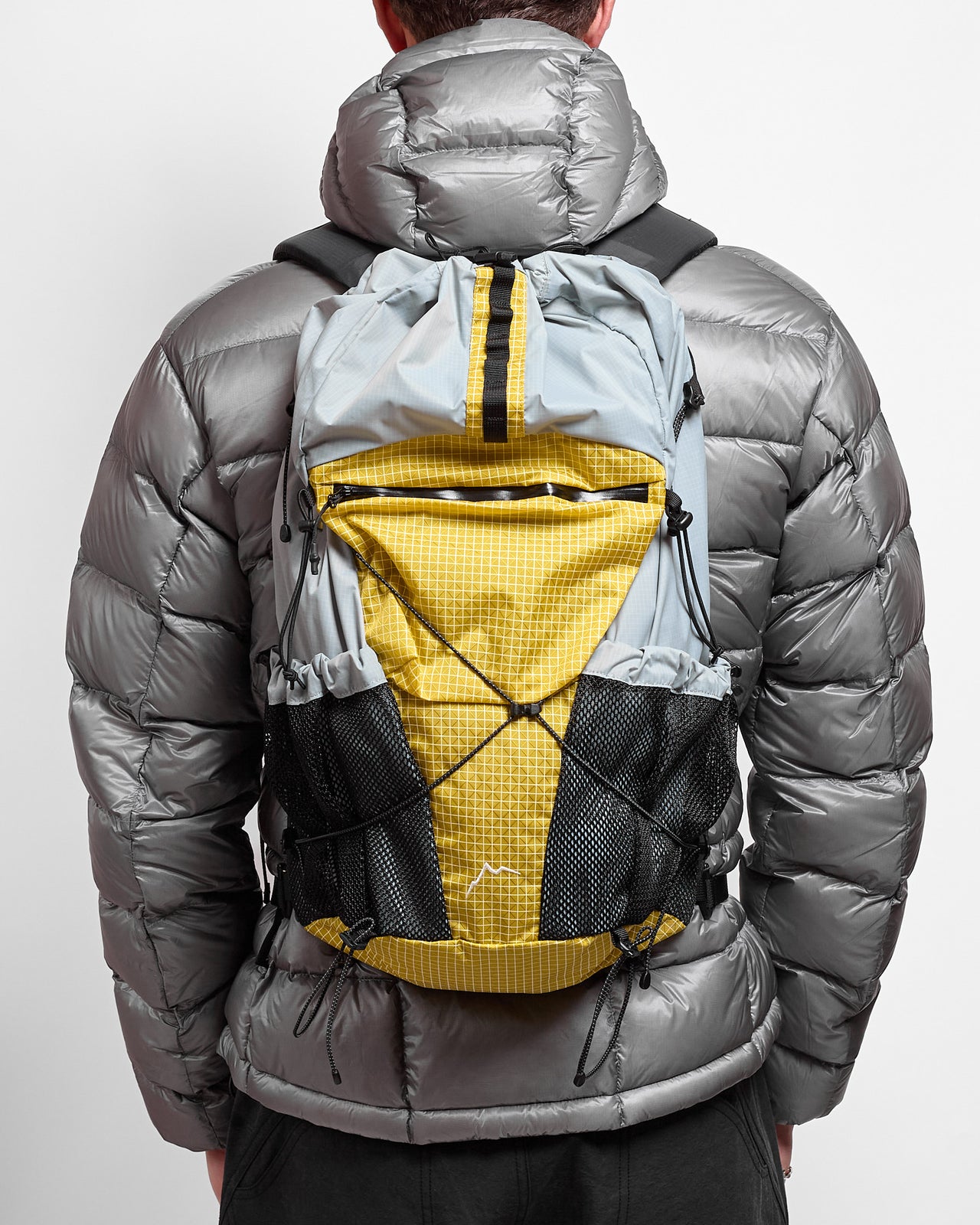 Biseul Pack in Cayl Grid Yellow Green