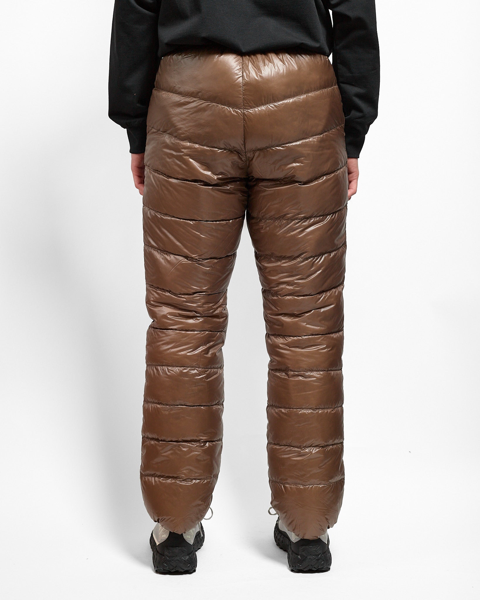 Mountain Lodge Down Pants in Mocha ~ Windthrow