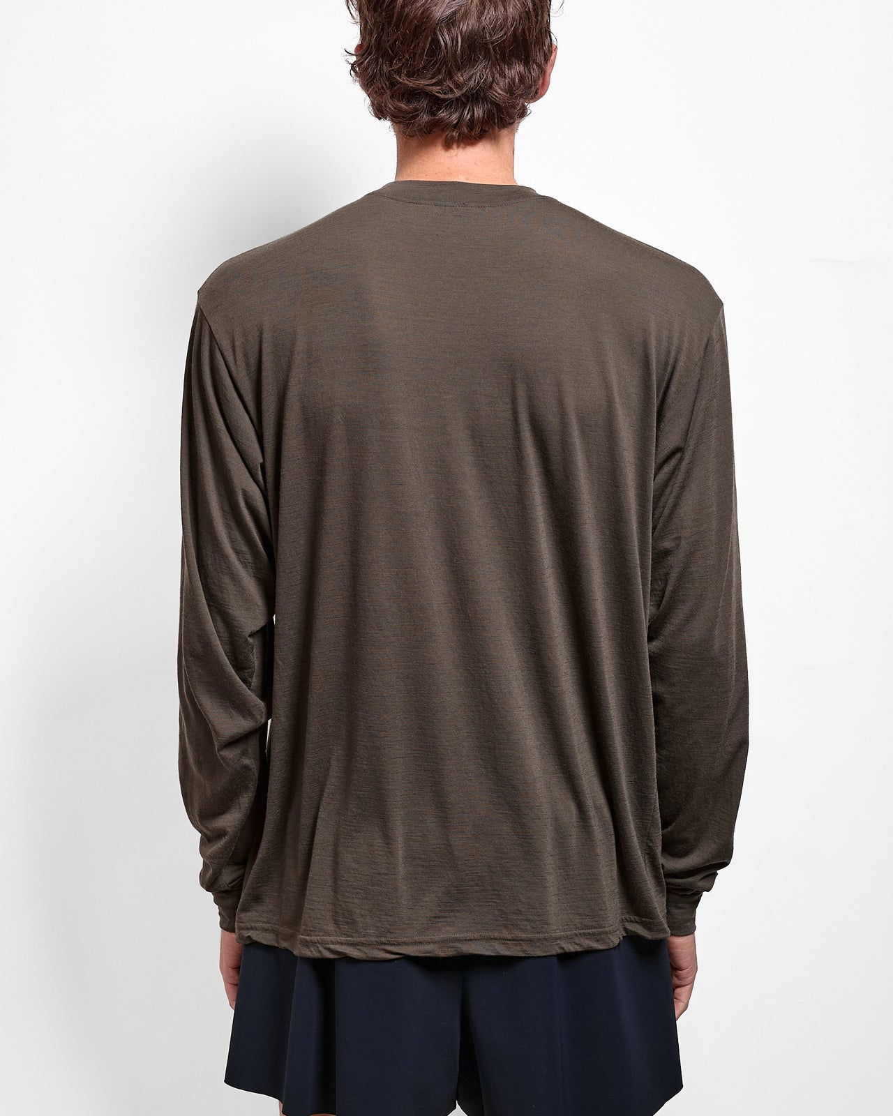 Creeper Crew Merino in Black Olive
