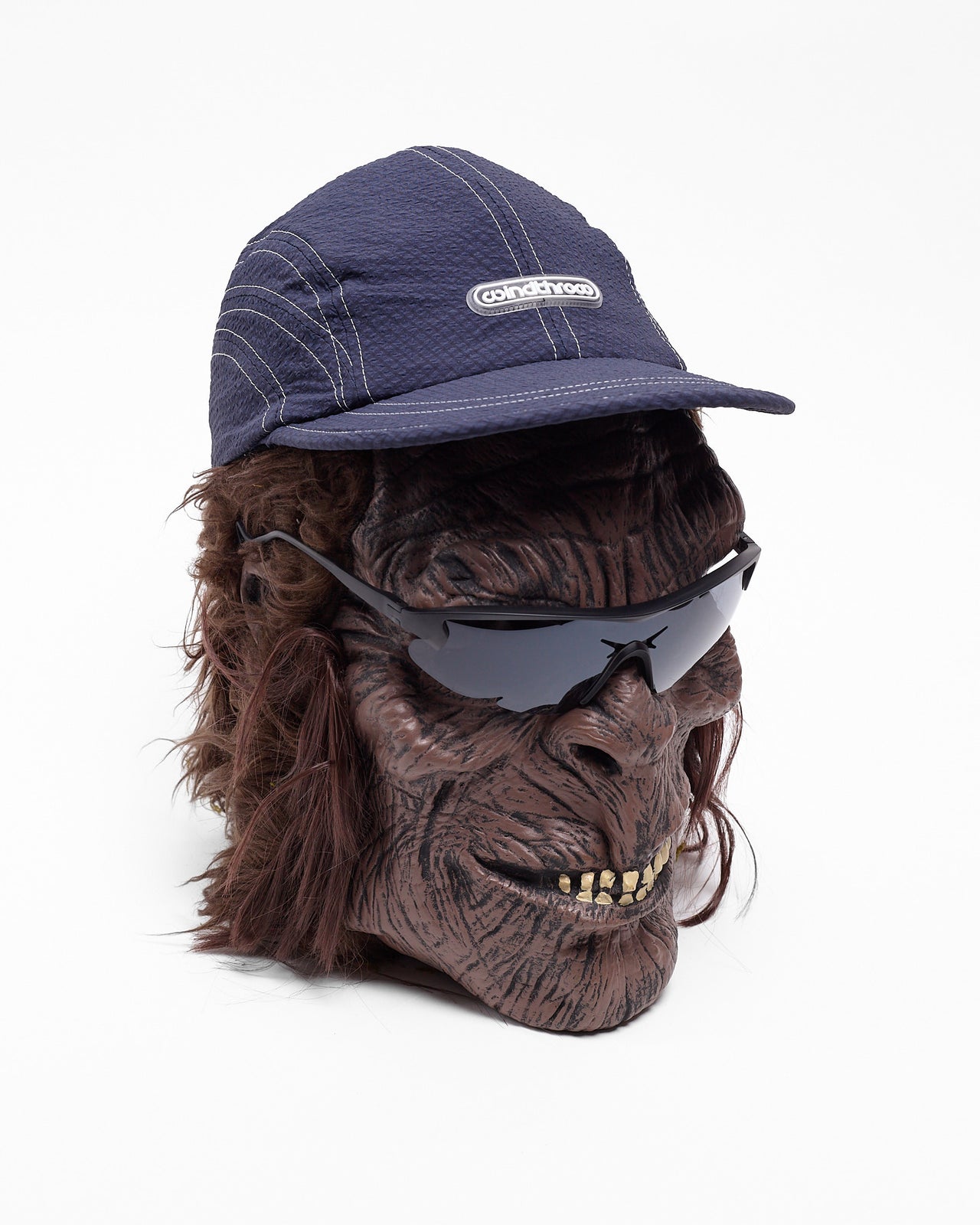 Scanner Panelled Cap in WT Blue