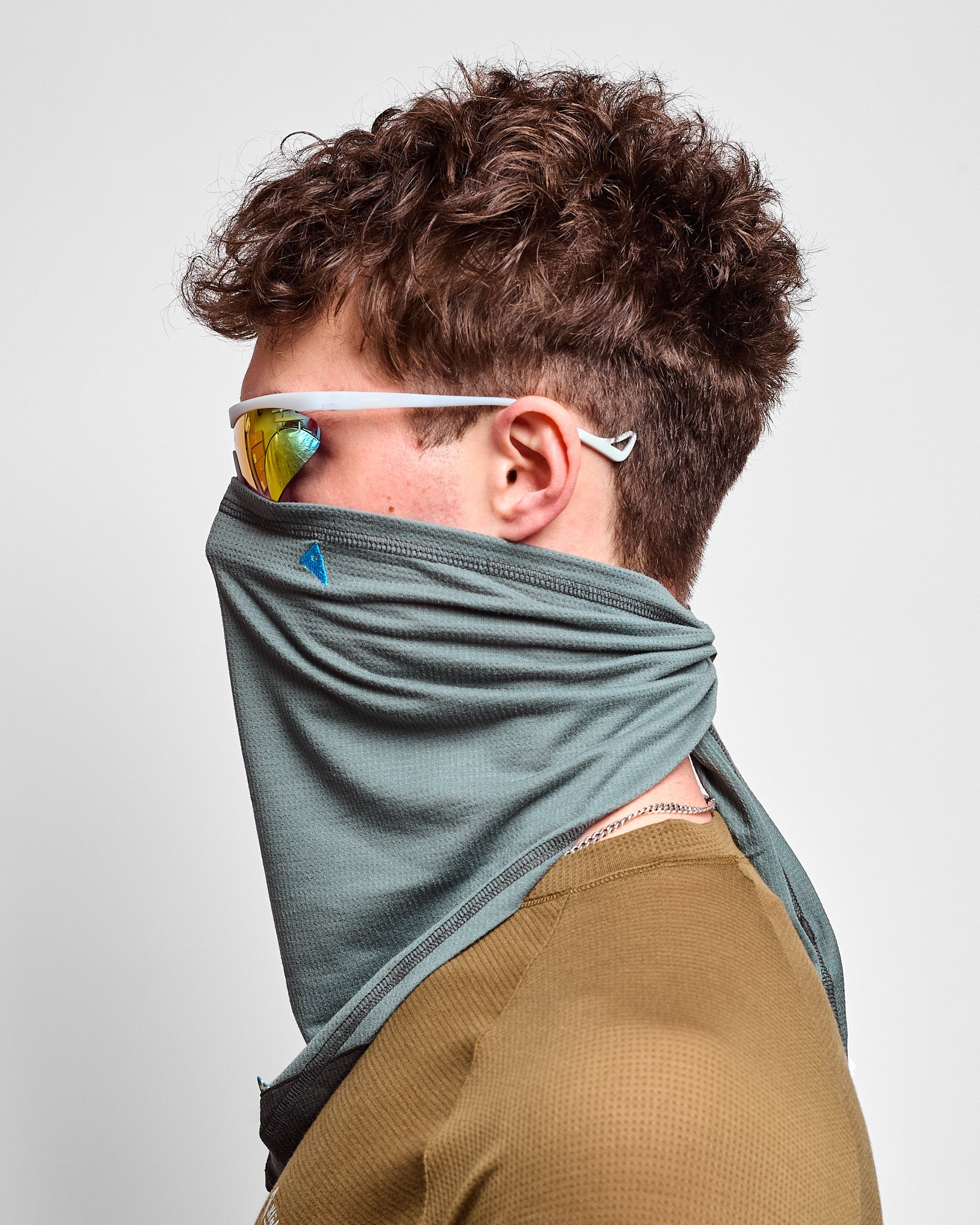 Allvis Scarf in Teal Grey ~ Windthrow