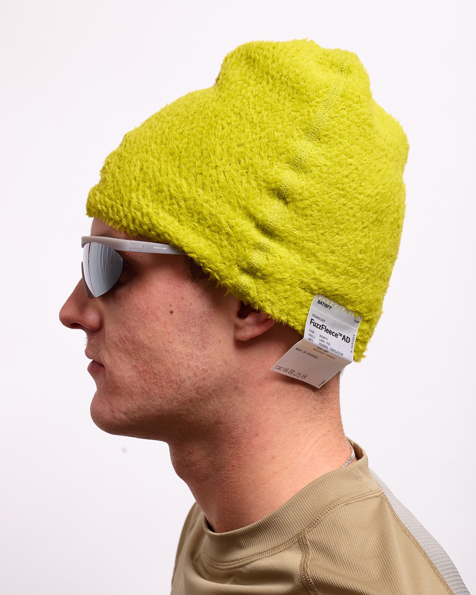 FuzzFleece™ AD Beanie in Grenoble Green ~ Windthrow