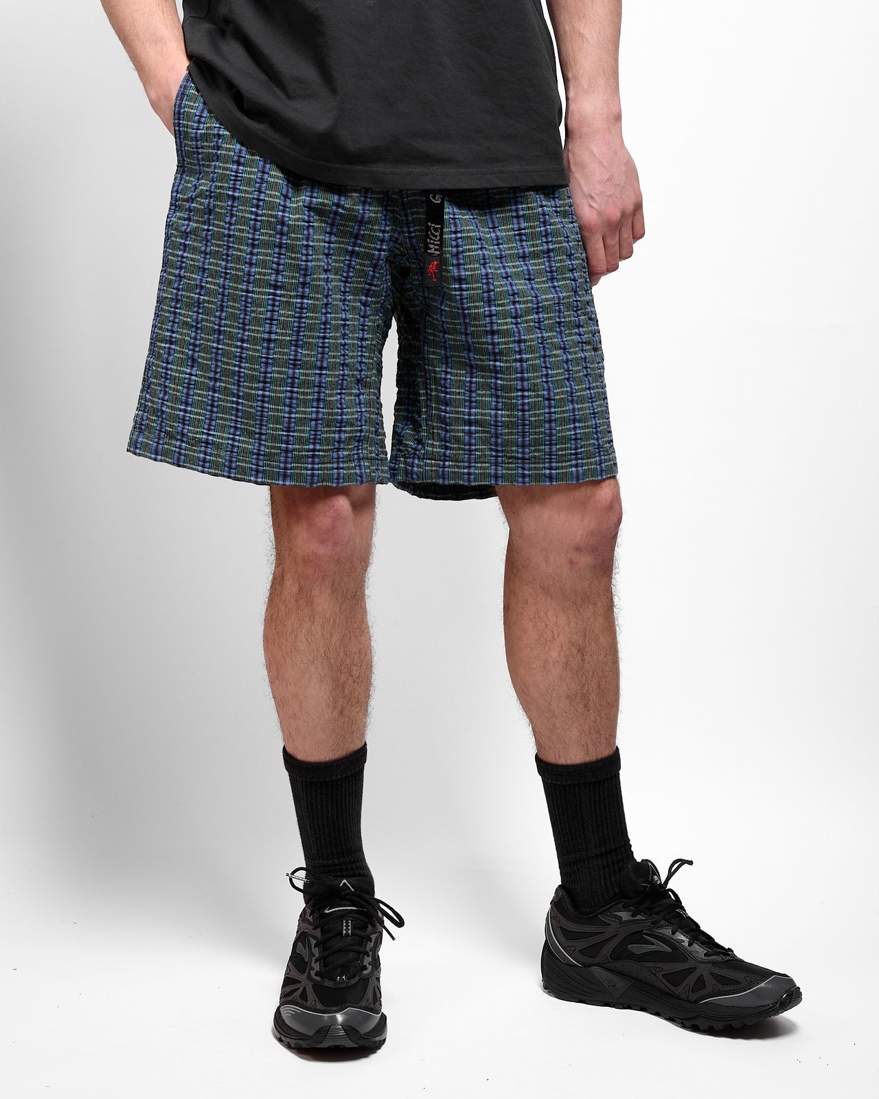 O.G. G-Short Seersucker Plaid in Multi Sptripe