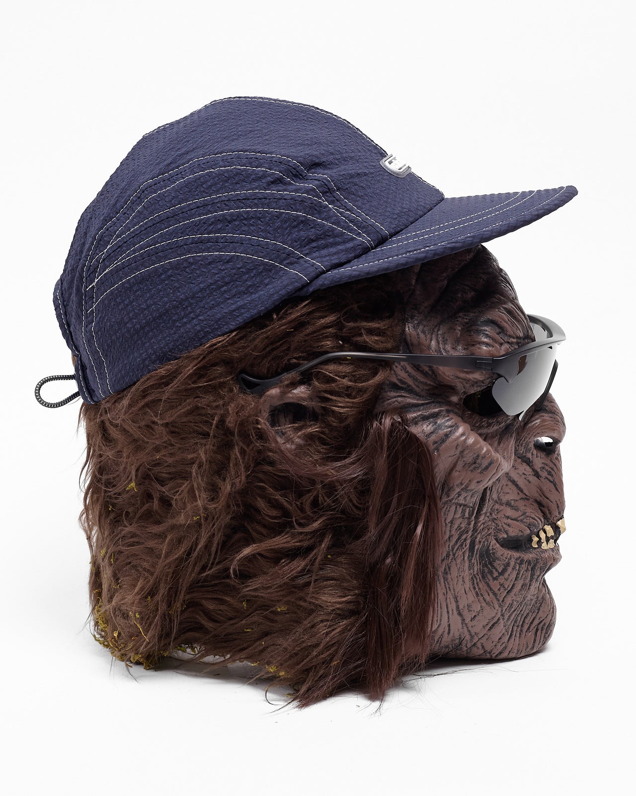 Scanner Panelled Cap in WT Blue