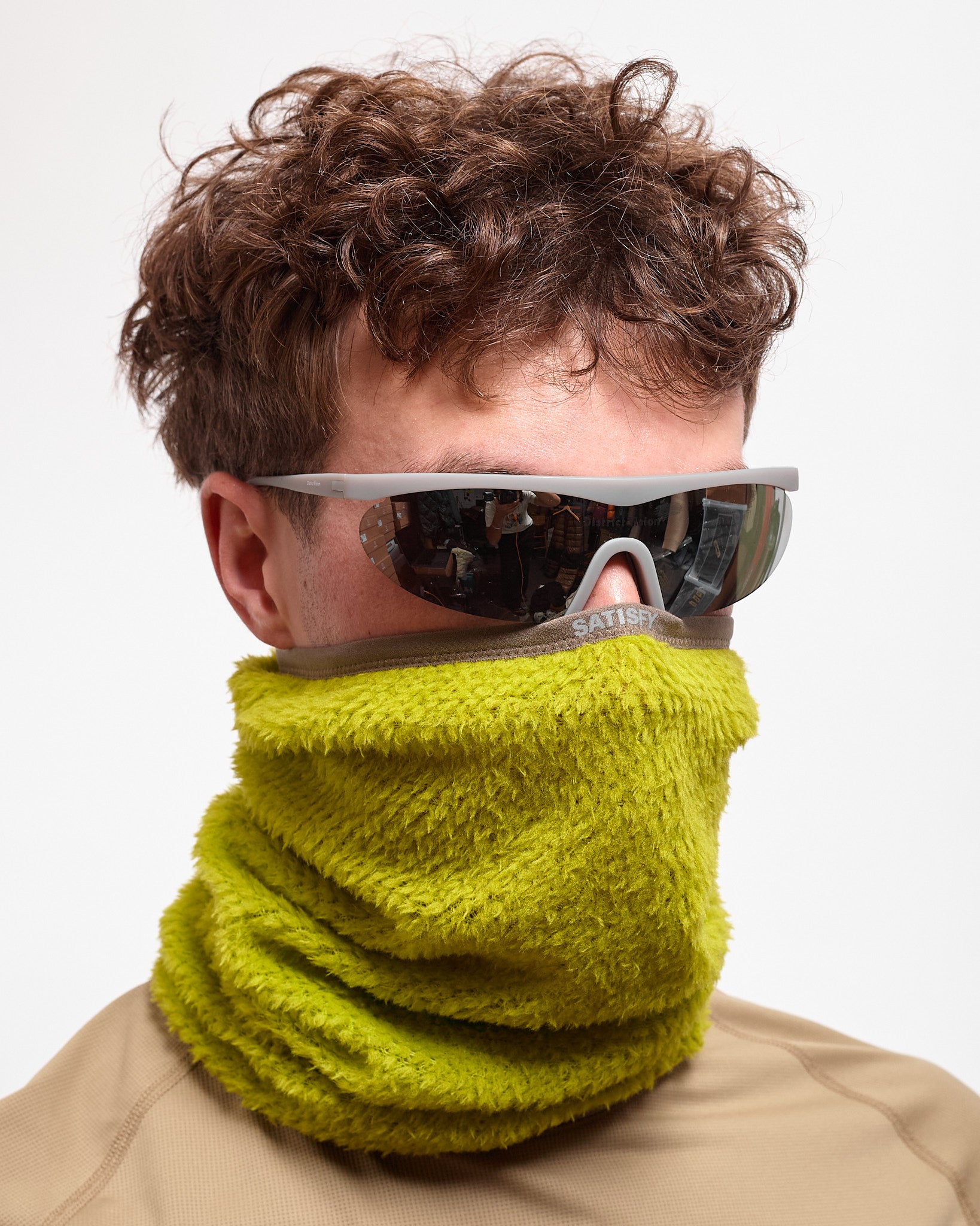 FuzzFleece™ AD Neck Warmer in Grenoble Green ~ Windthrow