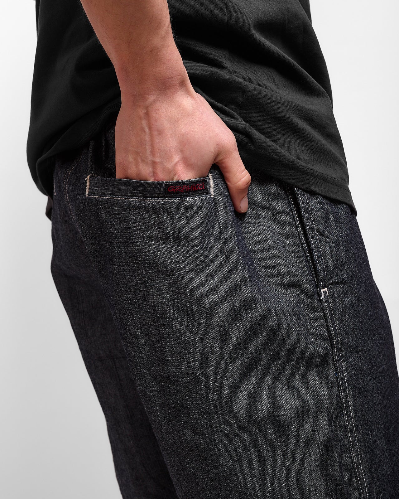 Japanese Chambray Short in Navy