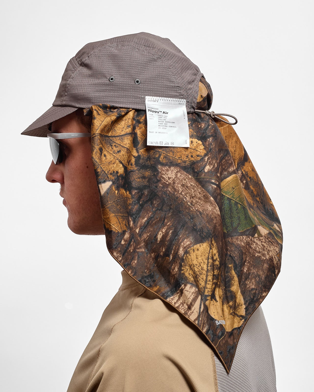 SoftCell™ Bandana in Camo Leaves