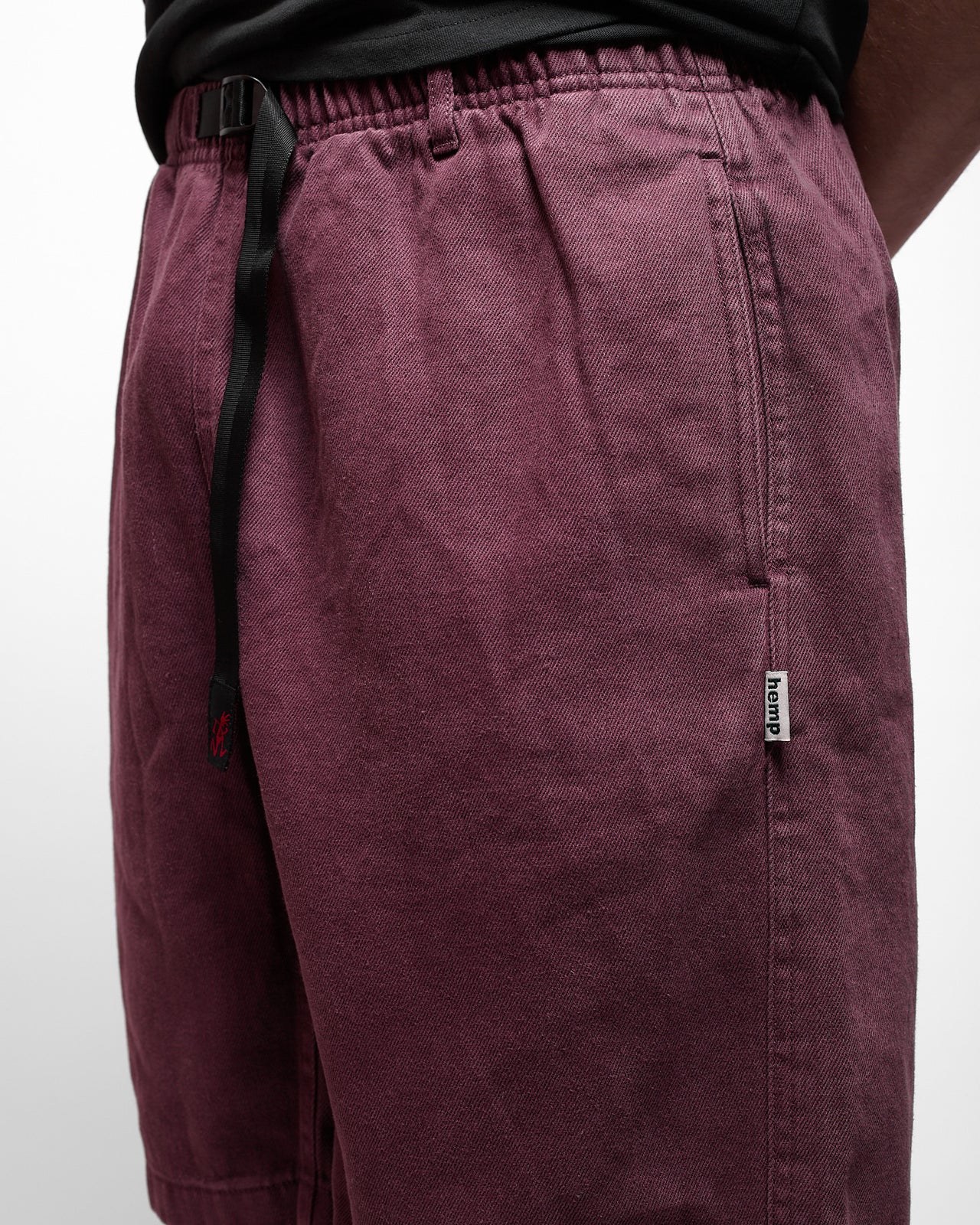 Hemp G-Short in Deep Grape