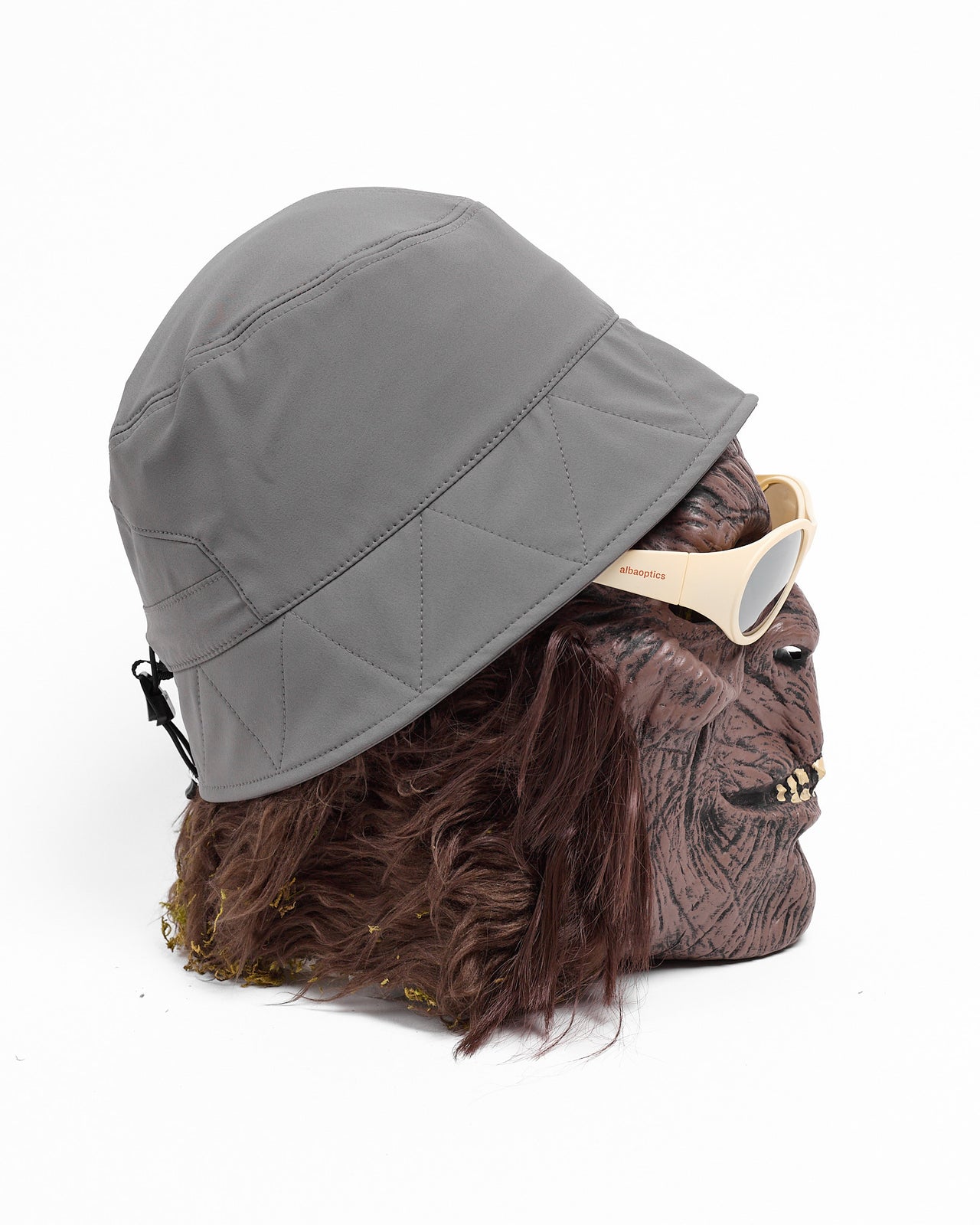 Double Layer Hat in Grey