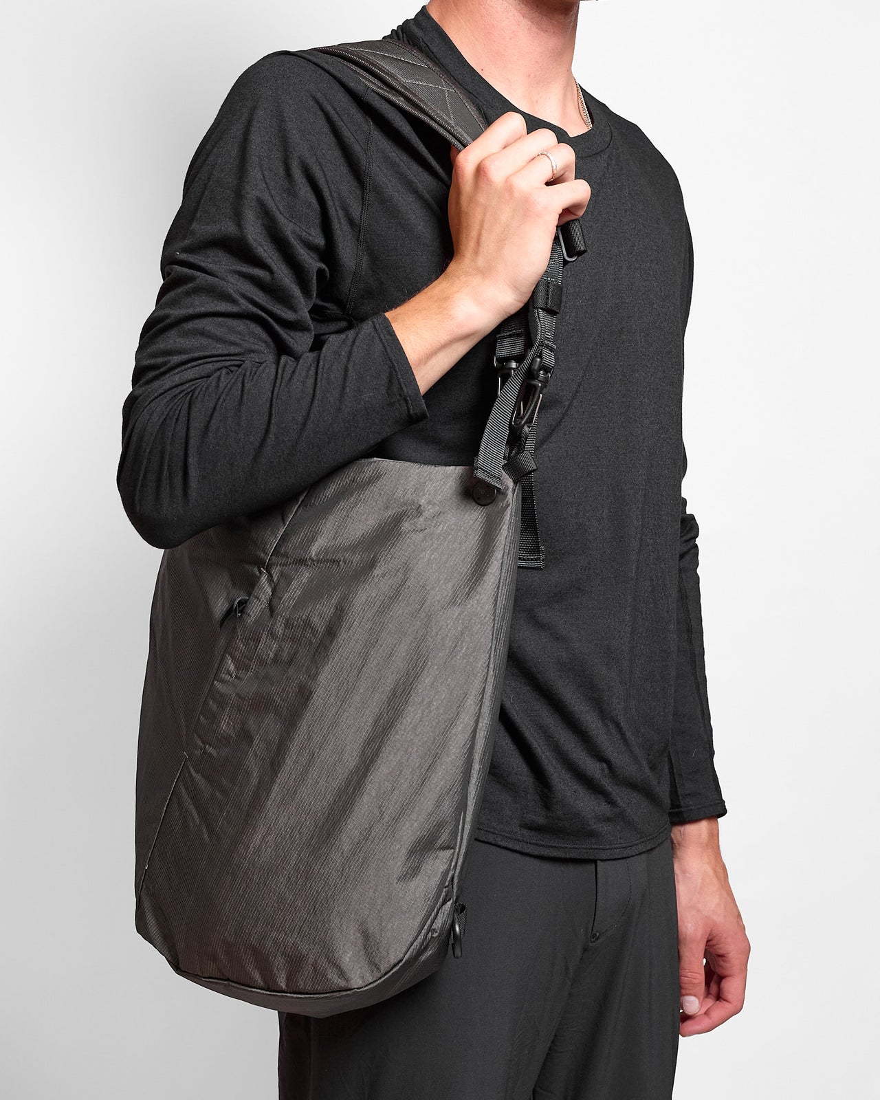 TE-S | 3-Way Messenger Bag in Gravel Grey