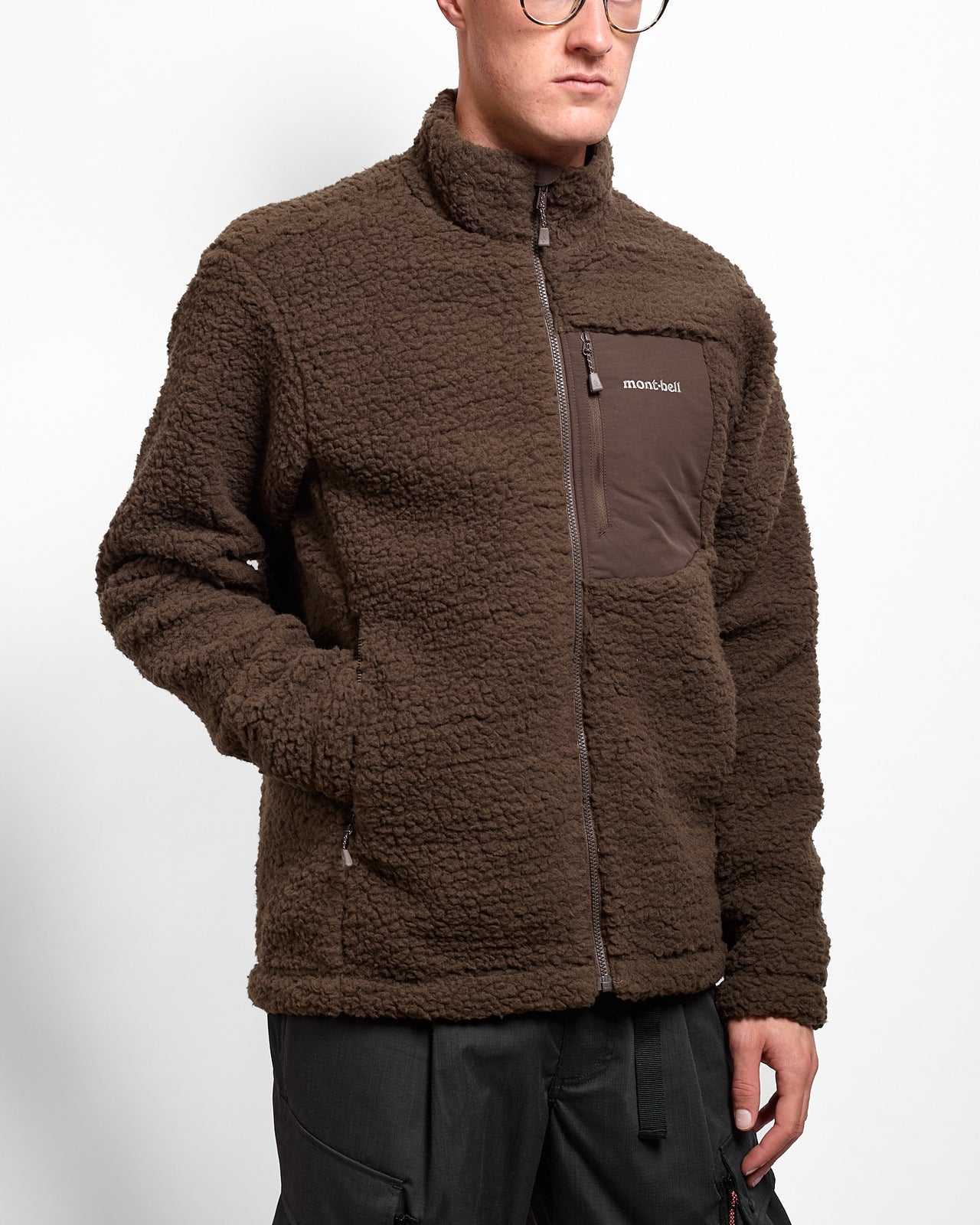 Climaplus Shearling Jacket in Dark Brown