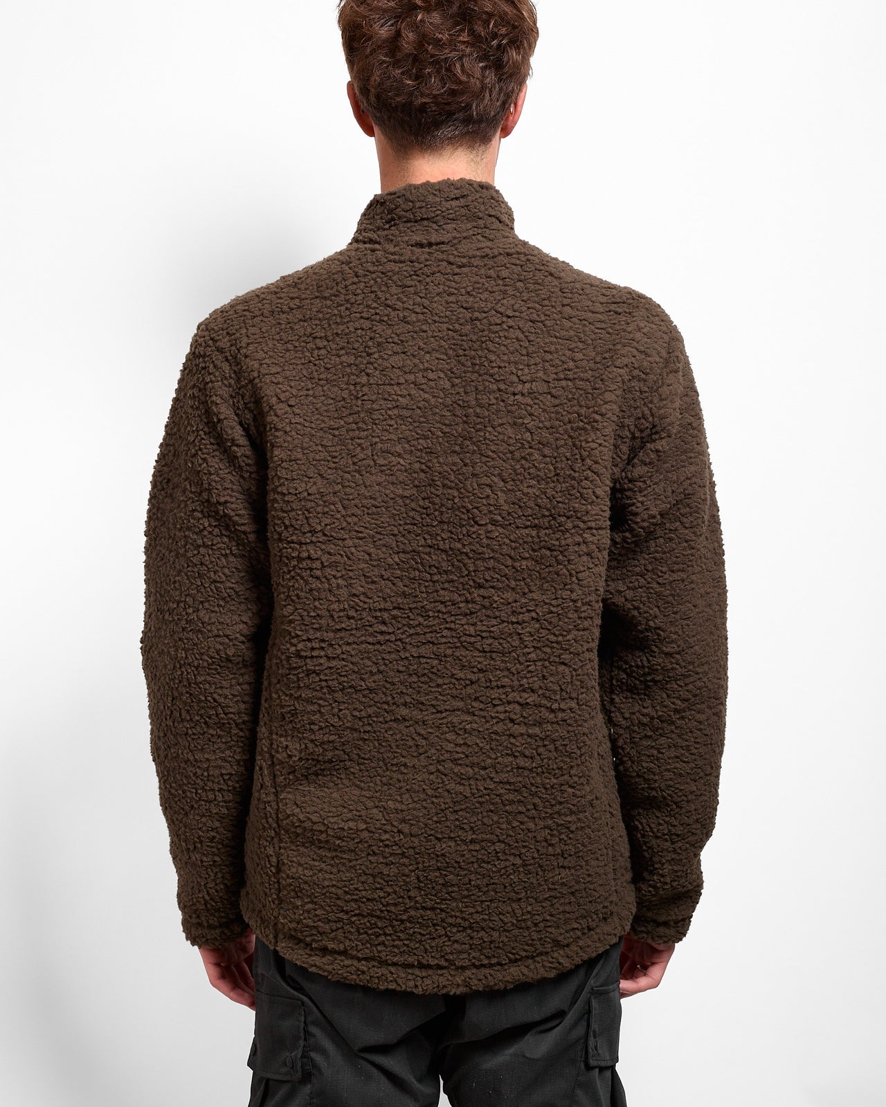 Climaplus Shearling Jacket in Dark Brown