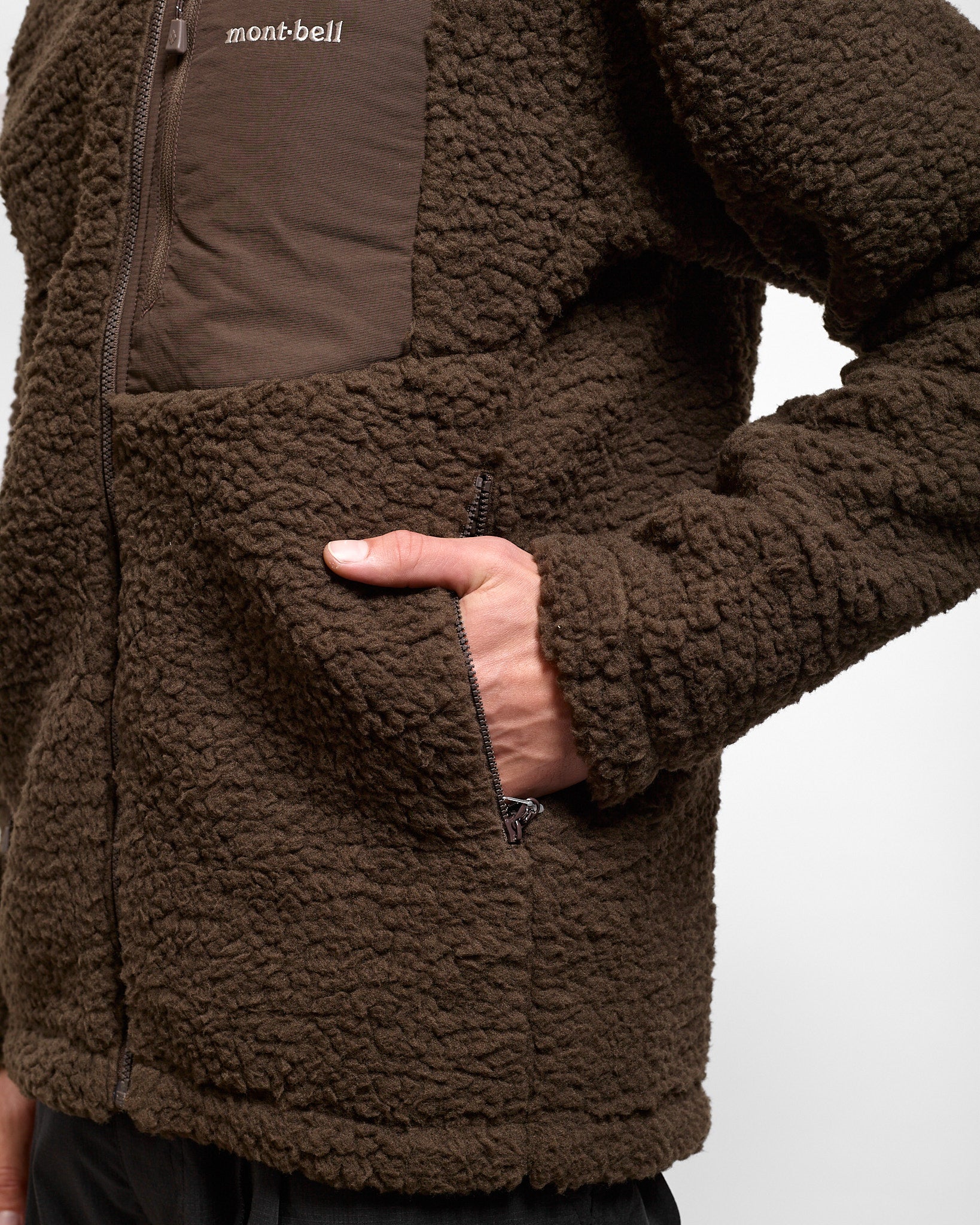 Climaplus Shearling Jacket in Dark Brown ~ Windthrow