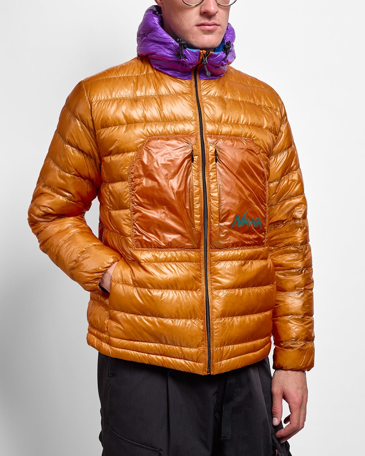 Ultilight Down Packable Parka in Orange