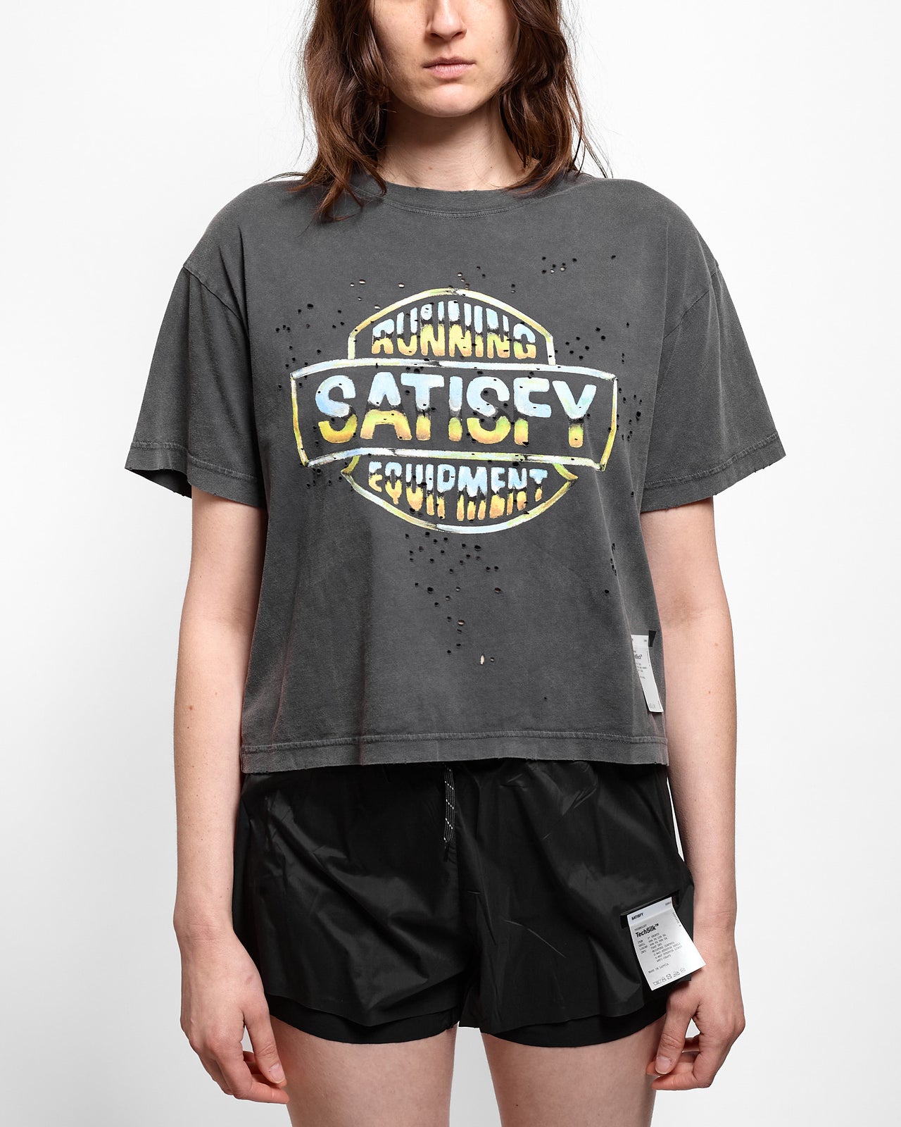 W's MothTech™ T-Shirt in Aged Black