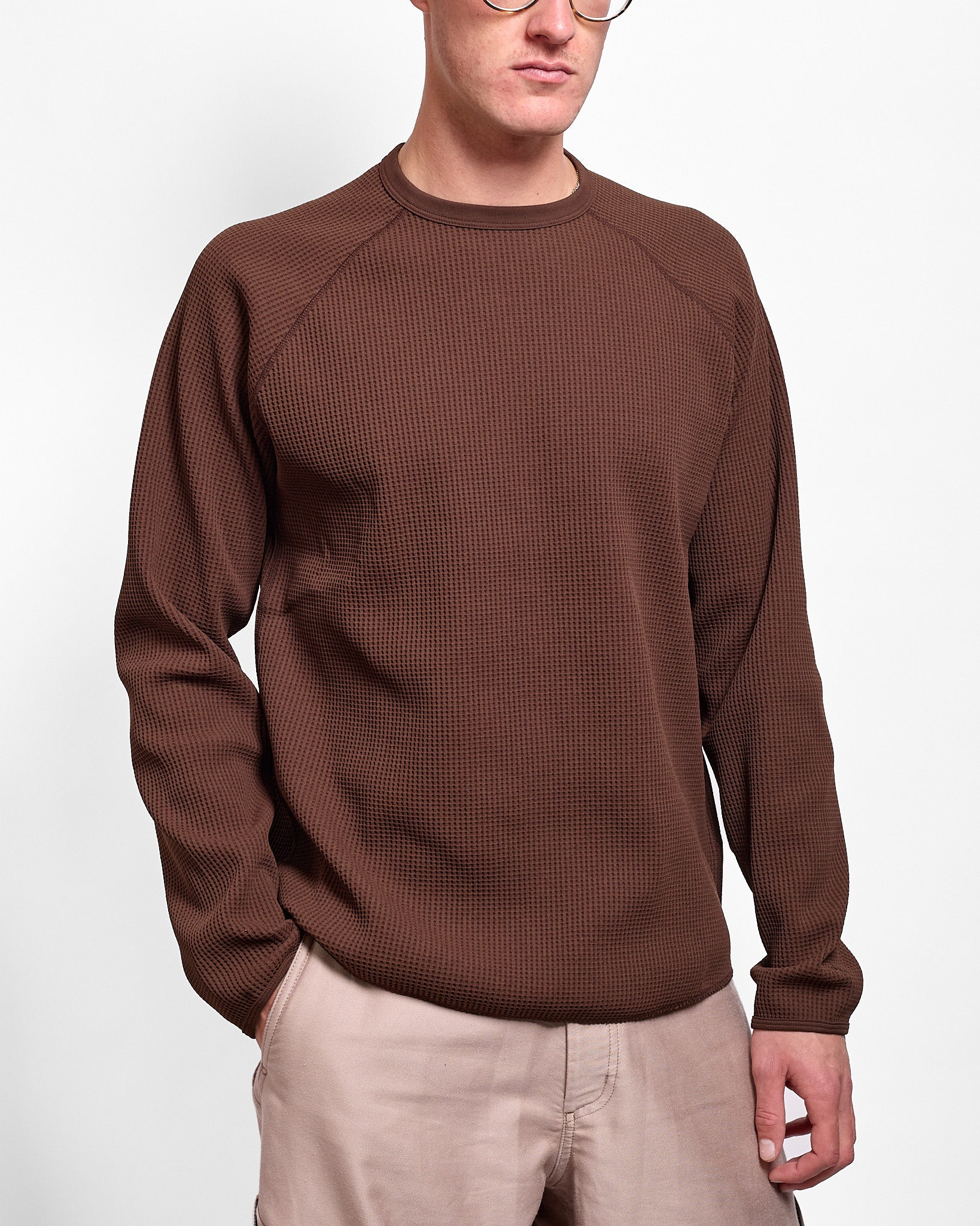 WF Light L/S T-shirt in Chicory Brown ~ Windthrow