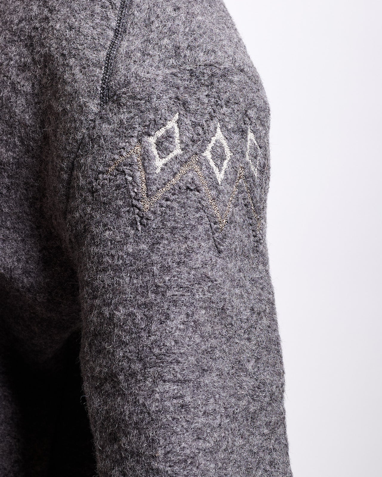 Kaldi Wool Crewneck in Soft Grey