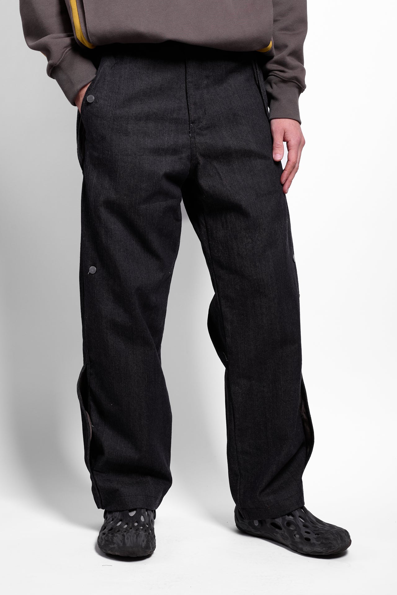 Denim Wave Pants in Dark Indigo