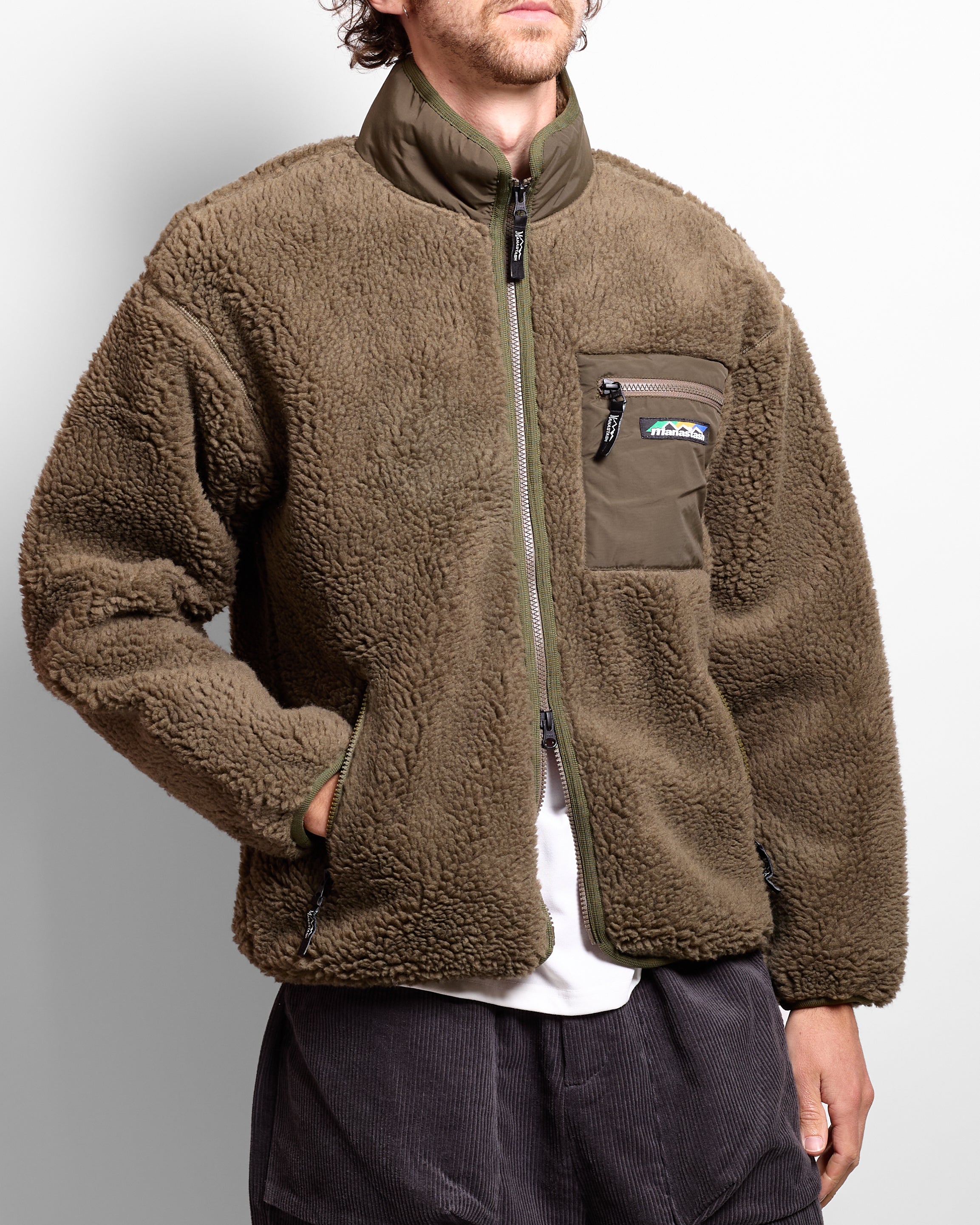 Mt. Gorilla Fleece Jacket in Khaki