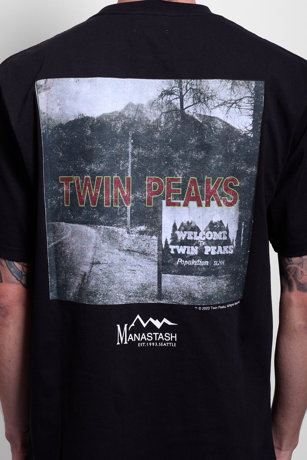 Twin Peaks T-Shirt 02 in Black