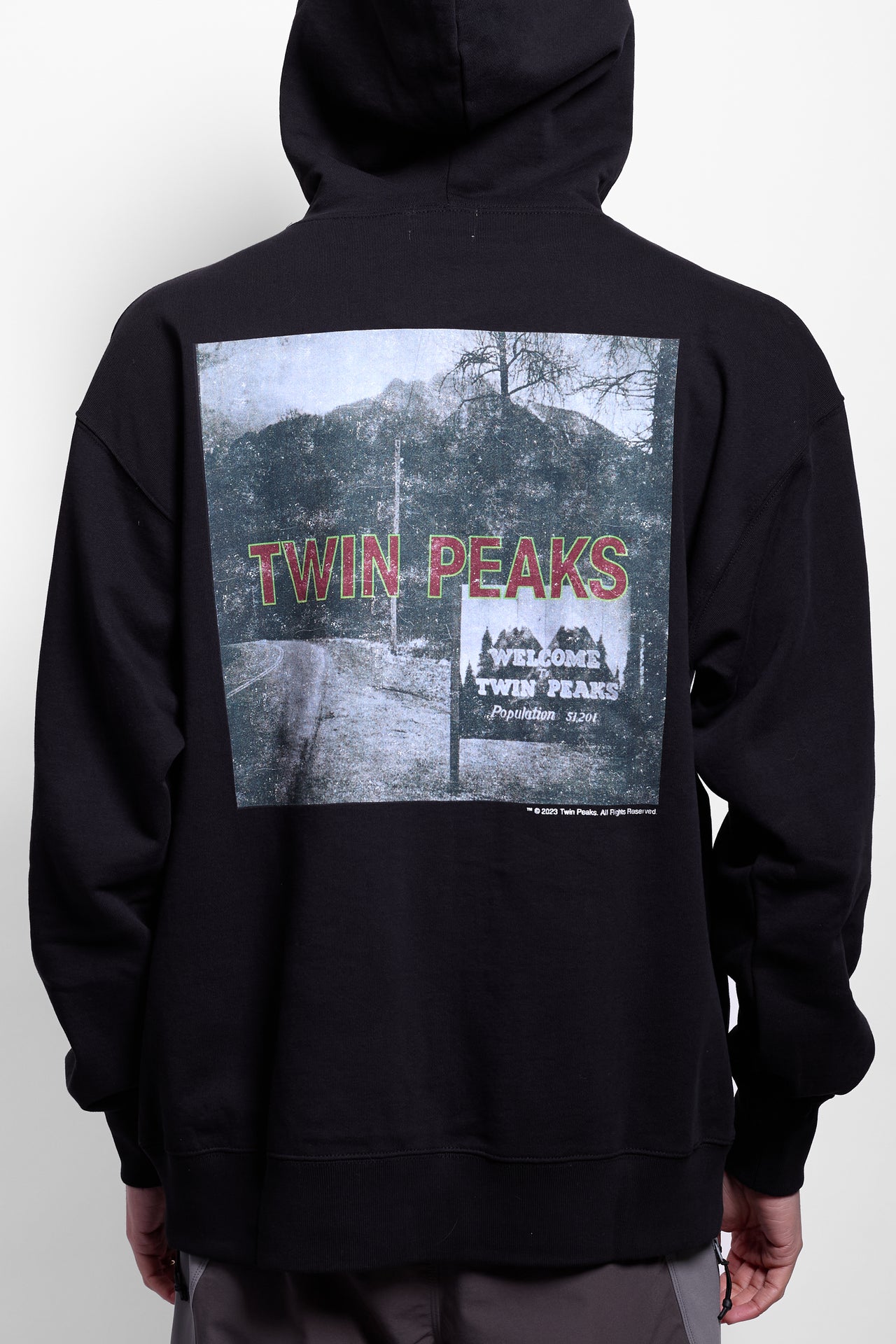 Twin Peaks Hoodie in Black