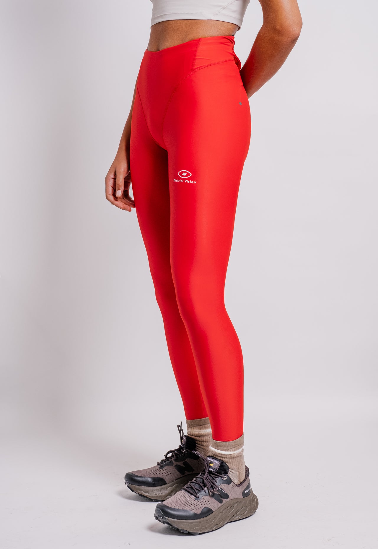DV + NB Pocketed Long Tights in Goji Red