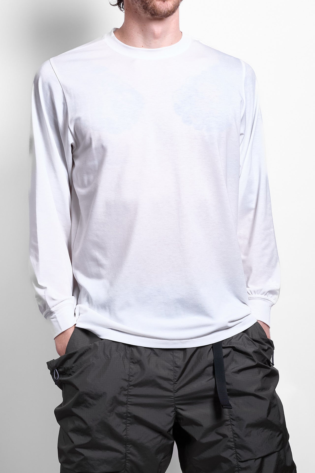 POLARTEC Delta L/S T-shirt in White