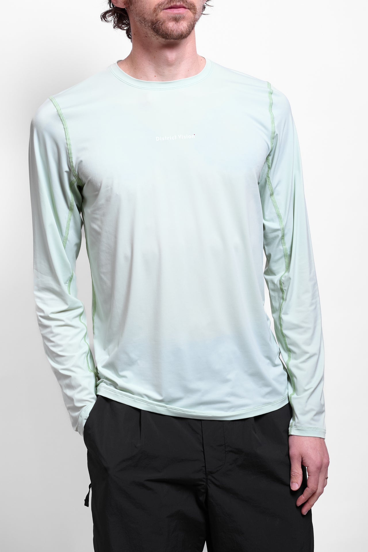 Ultralight Aloe Long Sleeve Tee in Pistachio