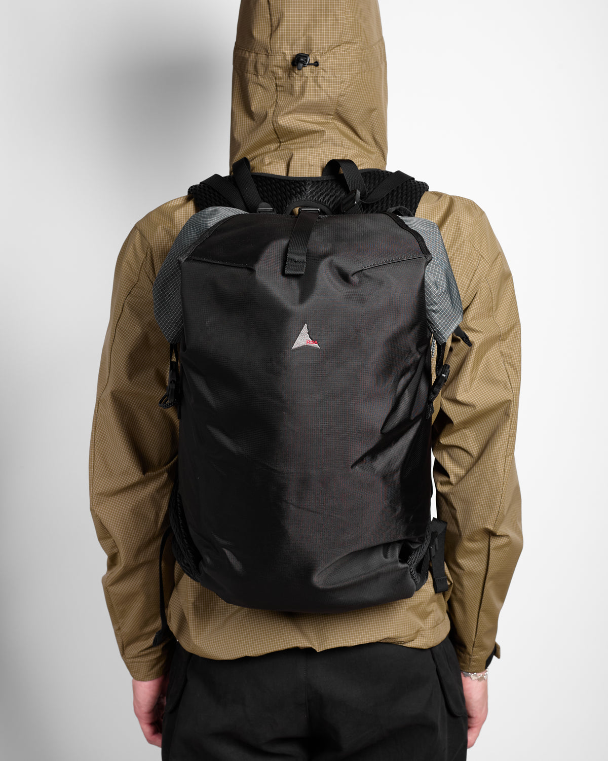 Testudo 30L Technical Shell Backpack in Black/Dark Grey
