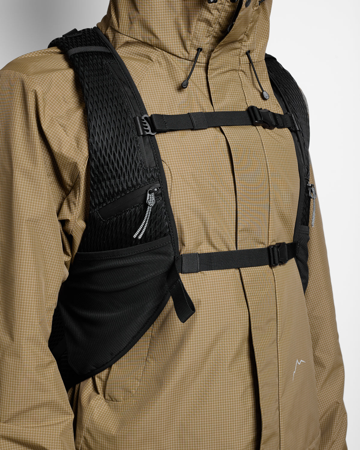 Testudo 30L Technical Shell Backpack in Black/Dark Grey