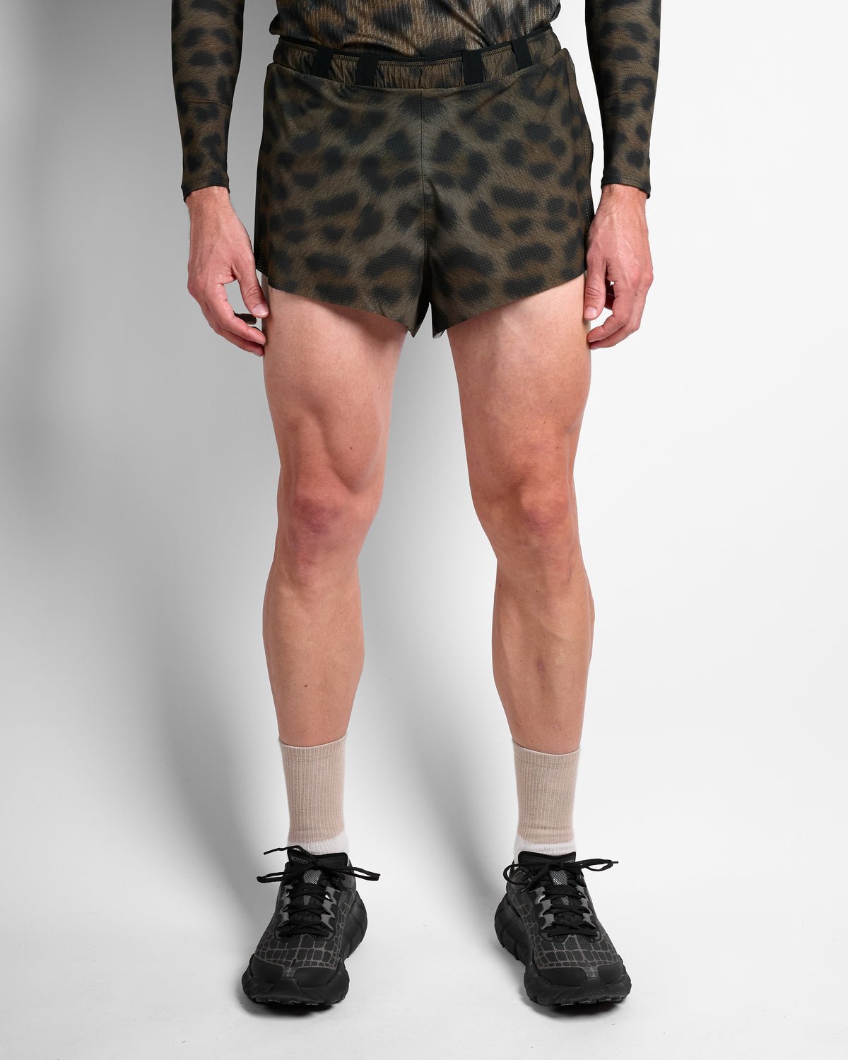 Marathon Shorts in Dark Leopard