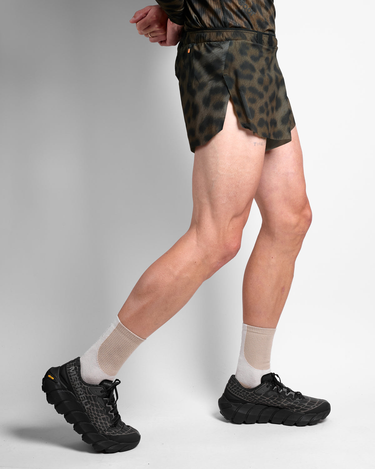Marathon Shorts in Dark Leopard