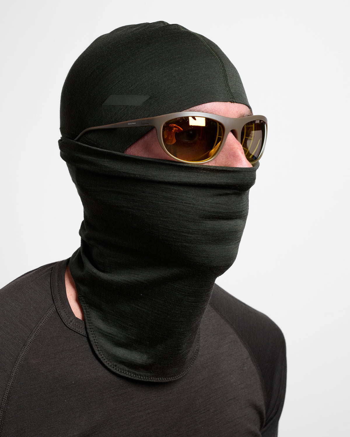 Merino Silk Neck Warmer in Forest Night