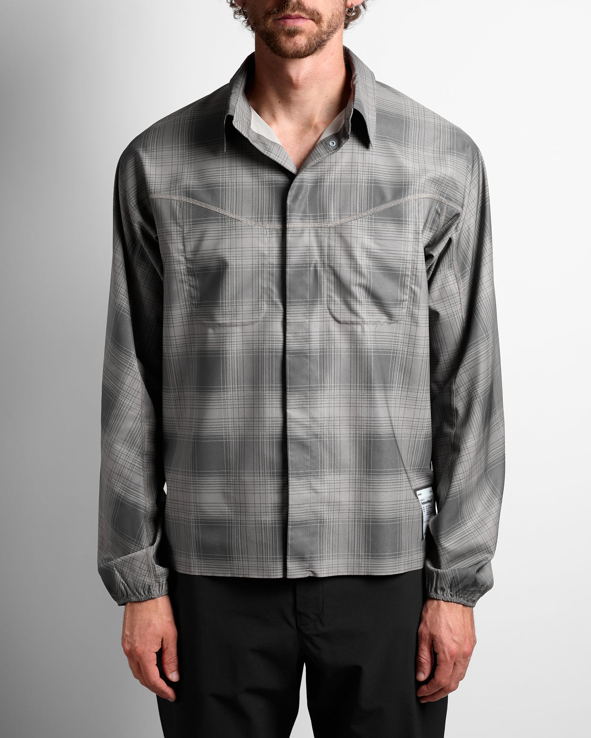 AmbientWarp™ River Shirt in Check Green